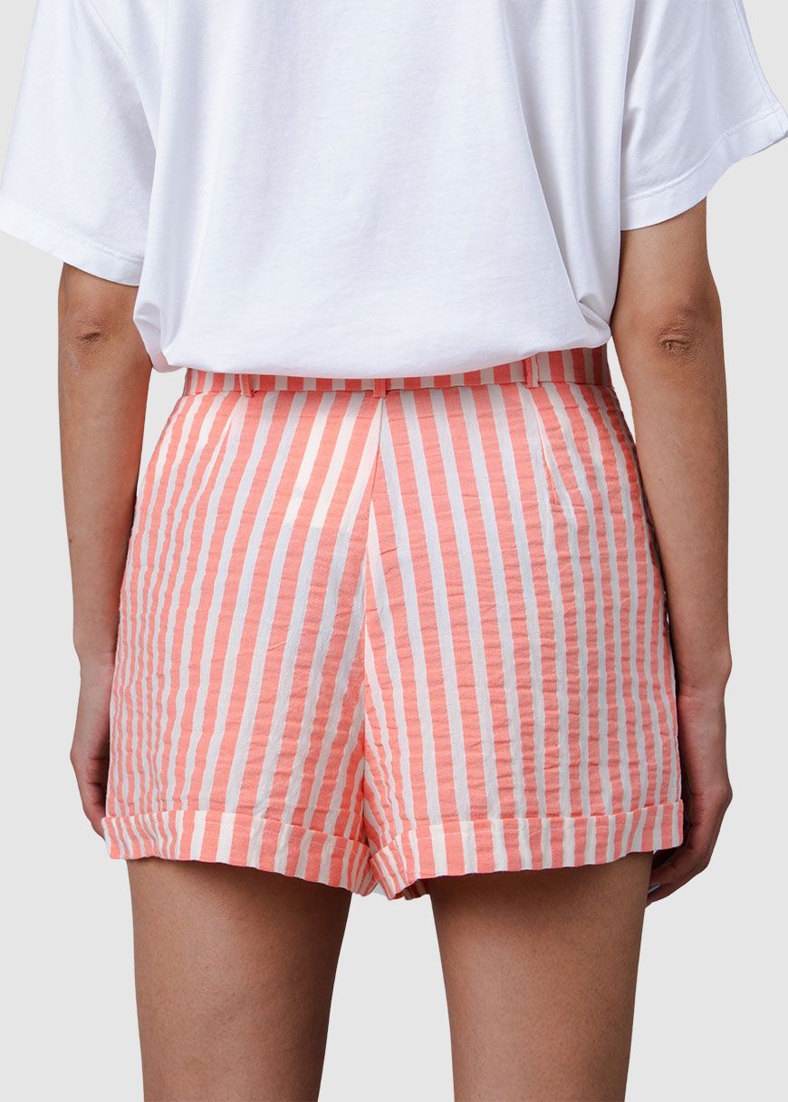 Stripes Belted Shorts Stripes Belted Shorts