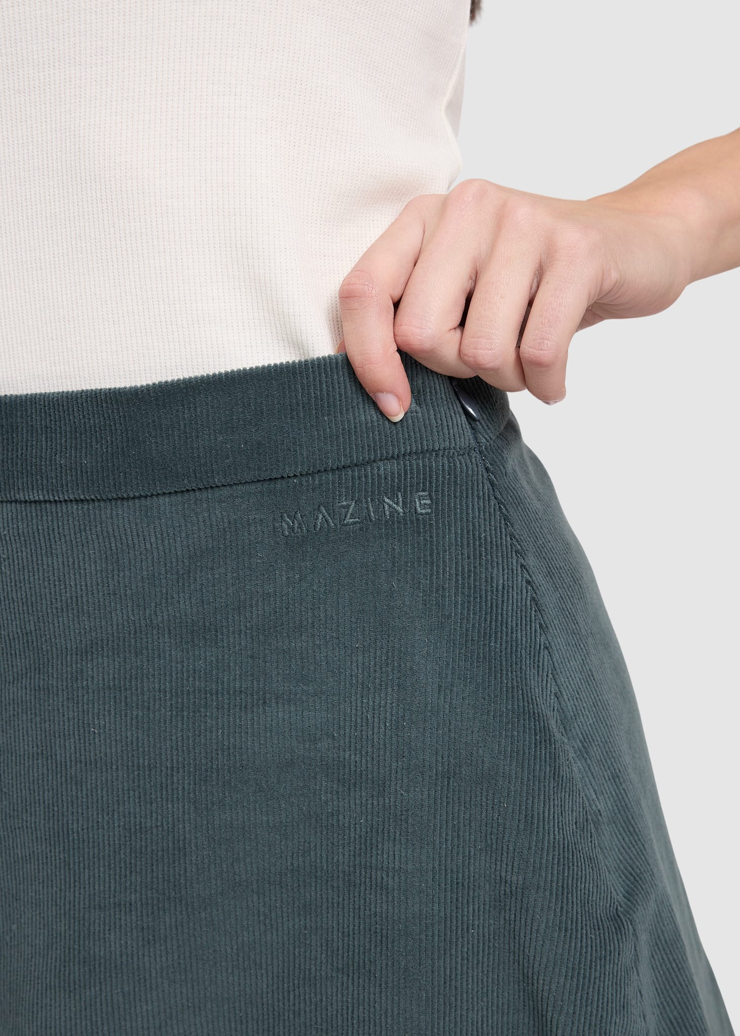 Corduroy Mini Skirt Bottle