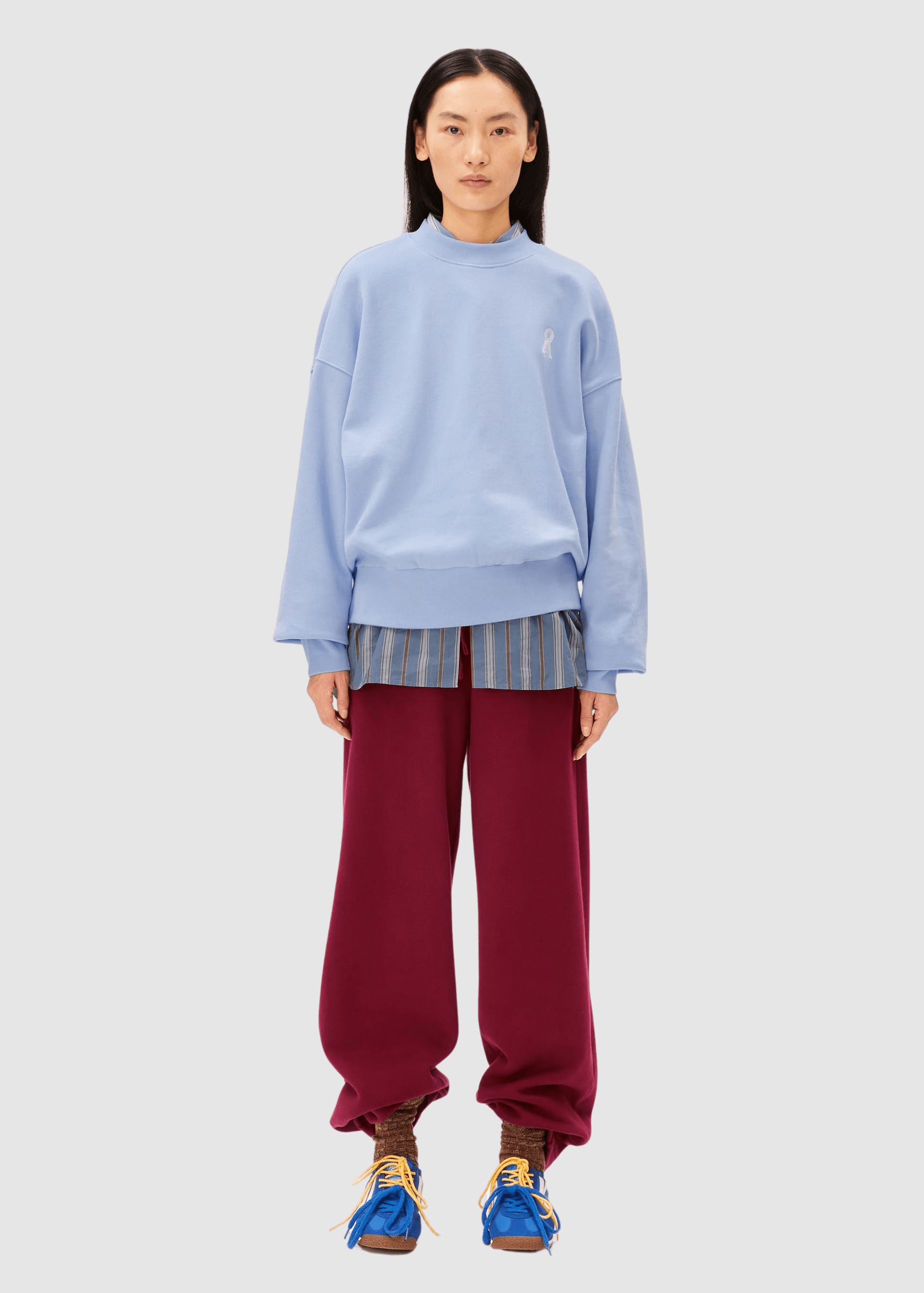 Iconic Å Alizaa Sweat Soft Blue