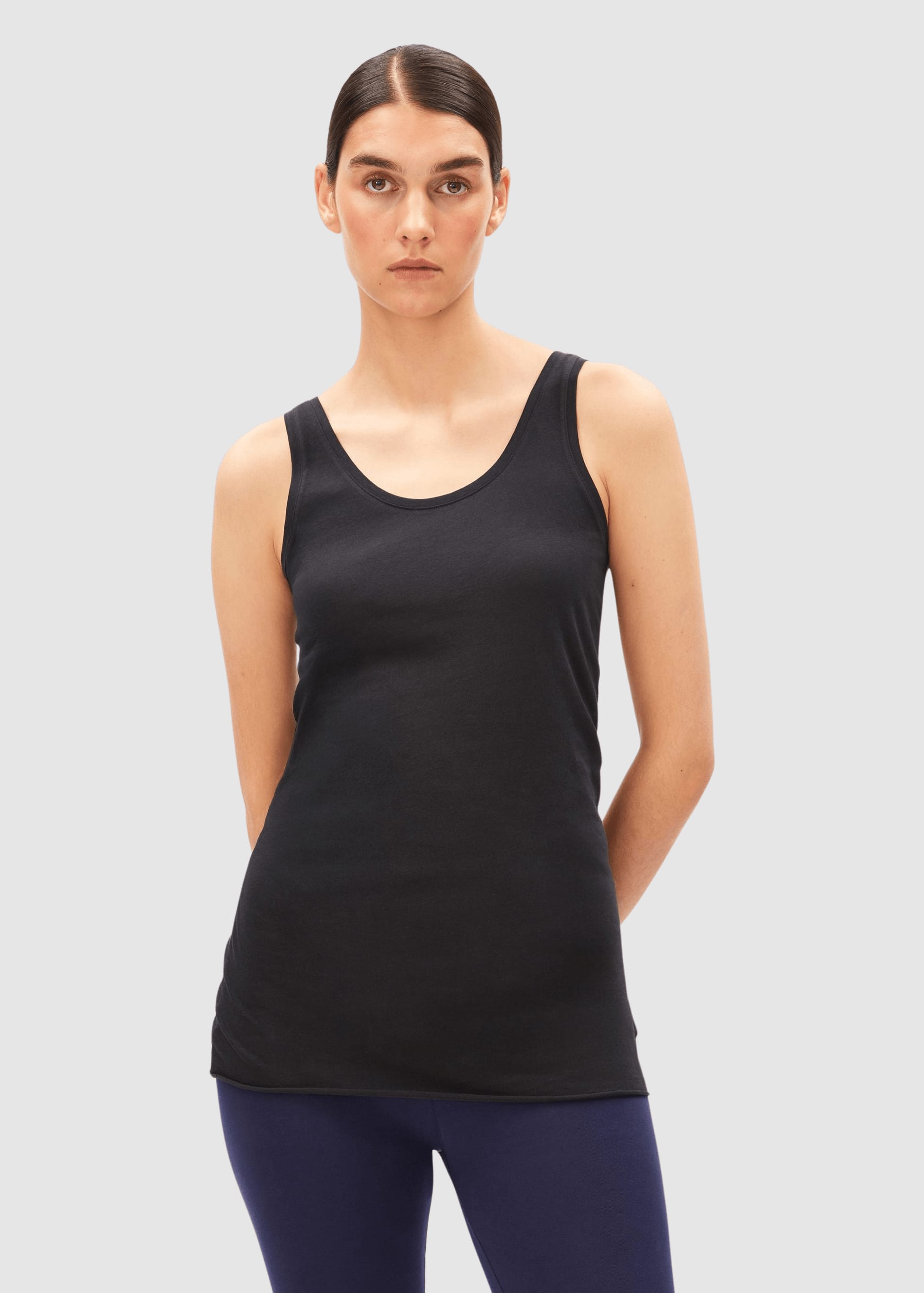 Single Jersey Top Black