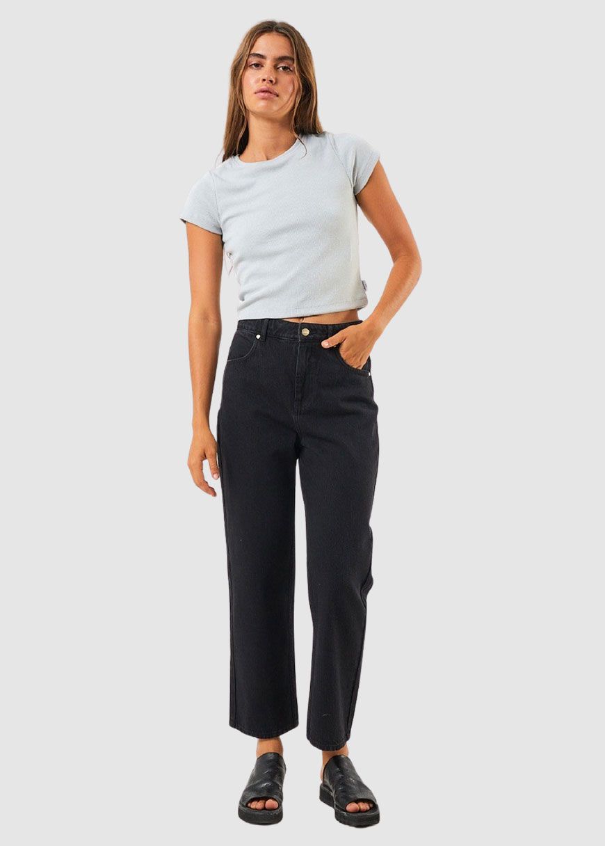 Shelby Organic Denim Wide Leg Jeans