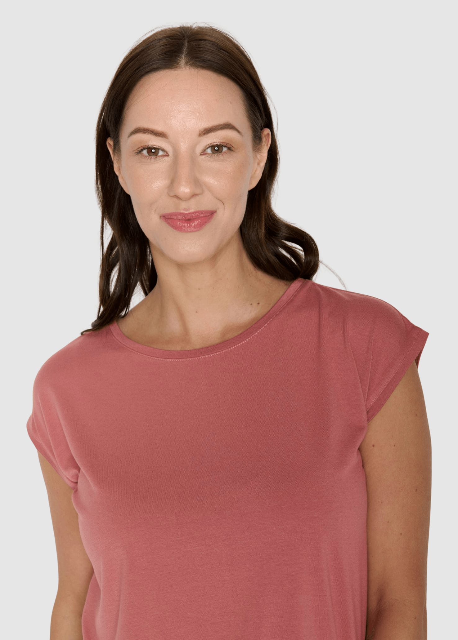 Basic Timid Shirts Dark Rose Basic Timid Shirts Dark Rose