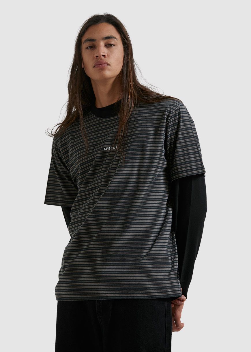 Ender Recycled Stripe Retro Fit Tee