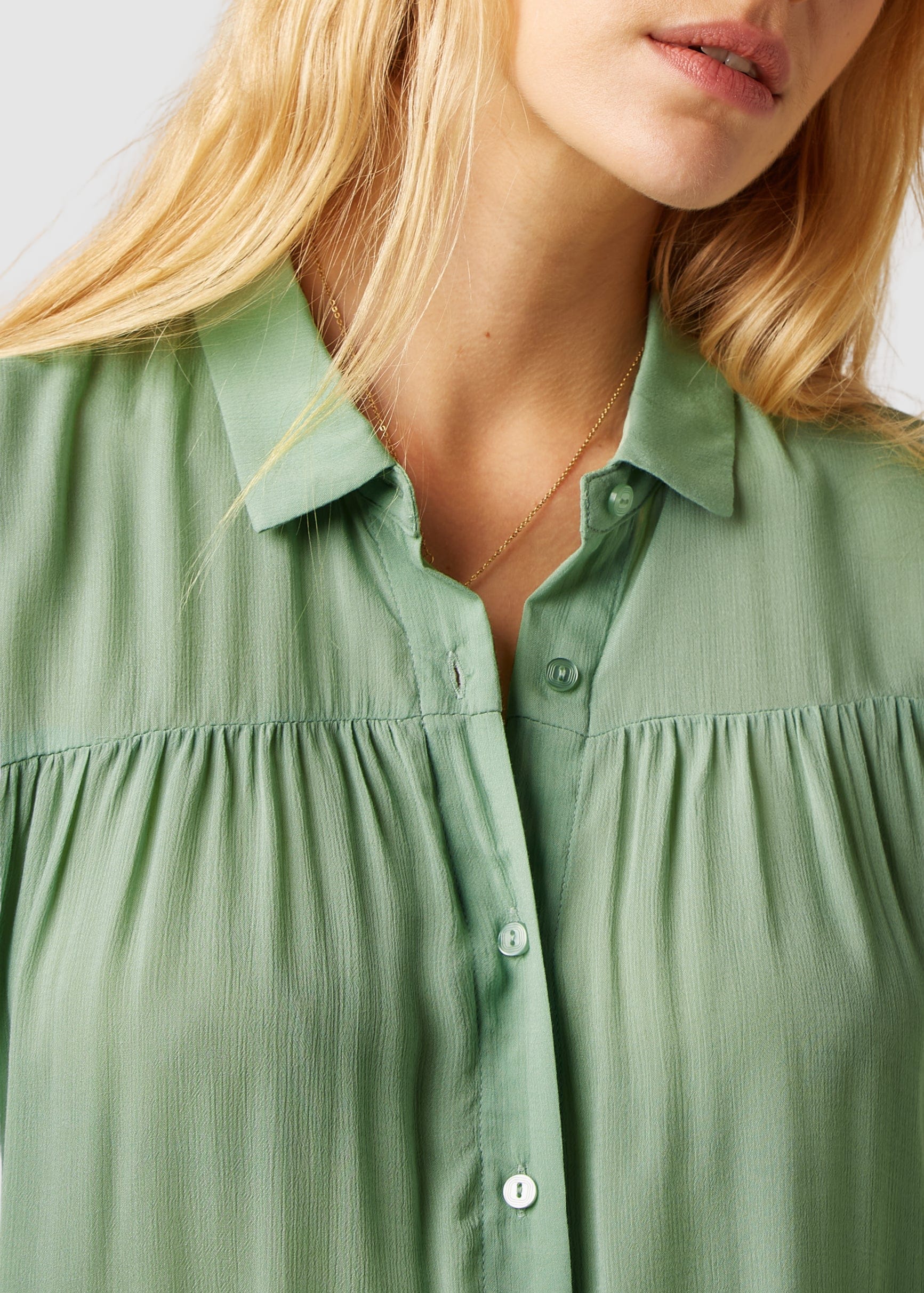 Amy Blouse Capo Minty Meadow
