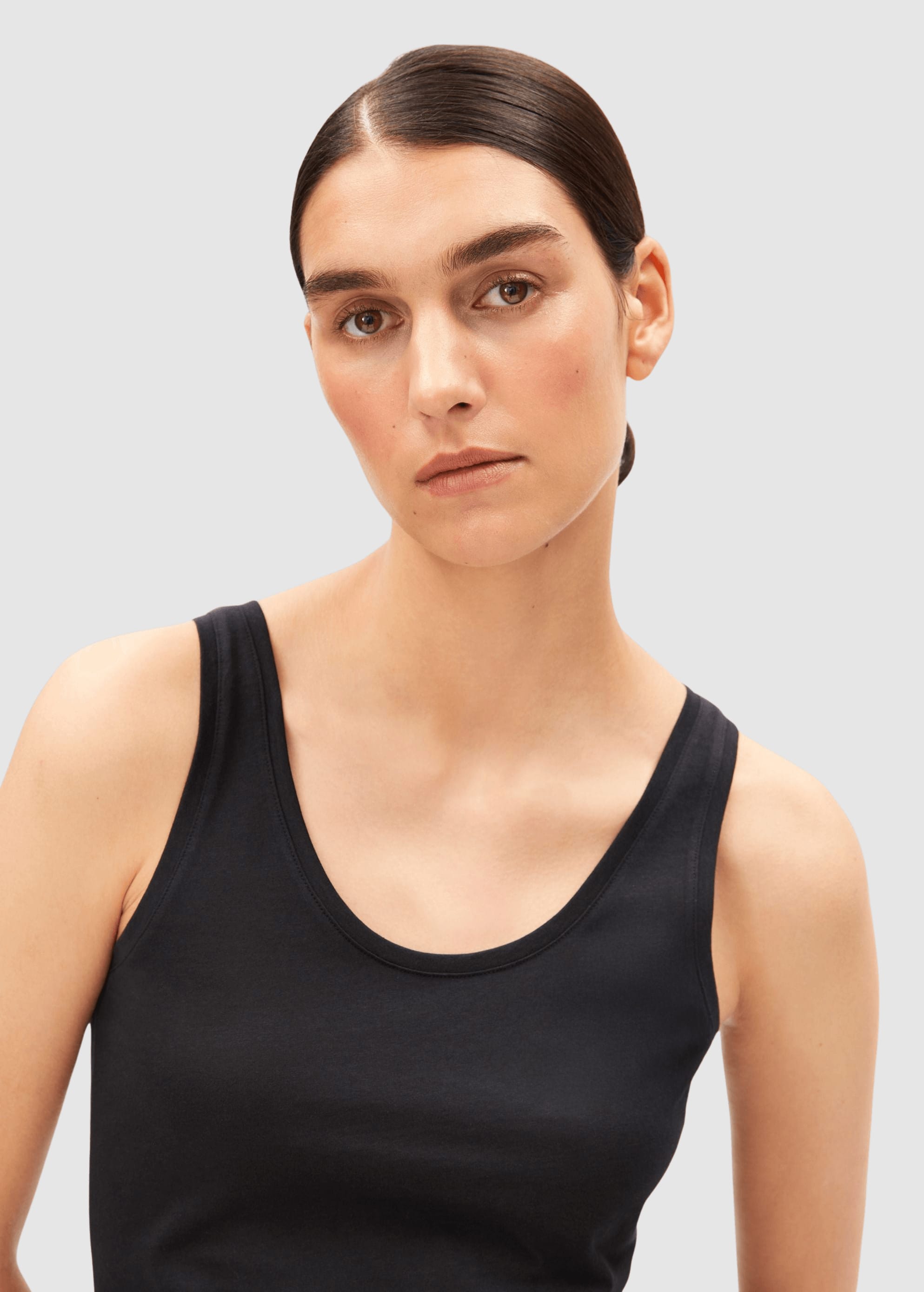 Single Jersey Top Black