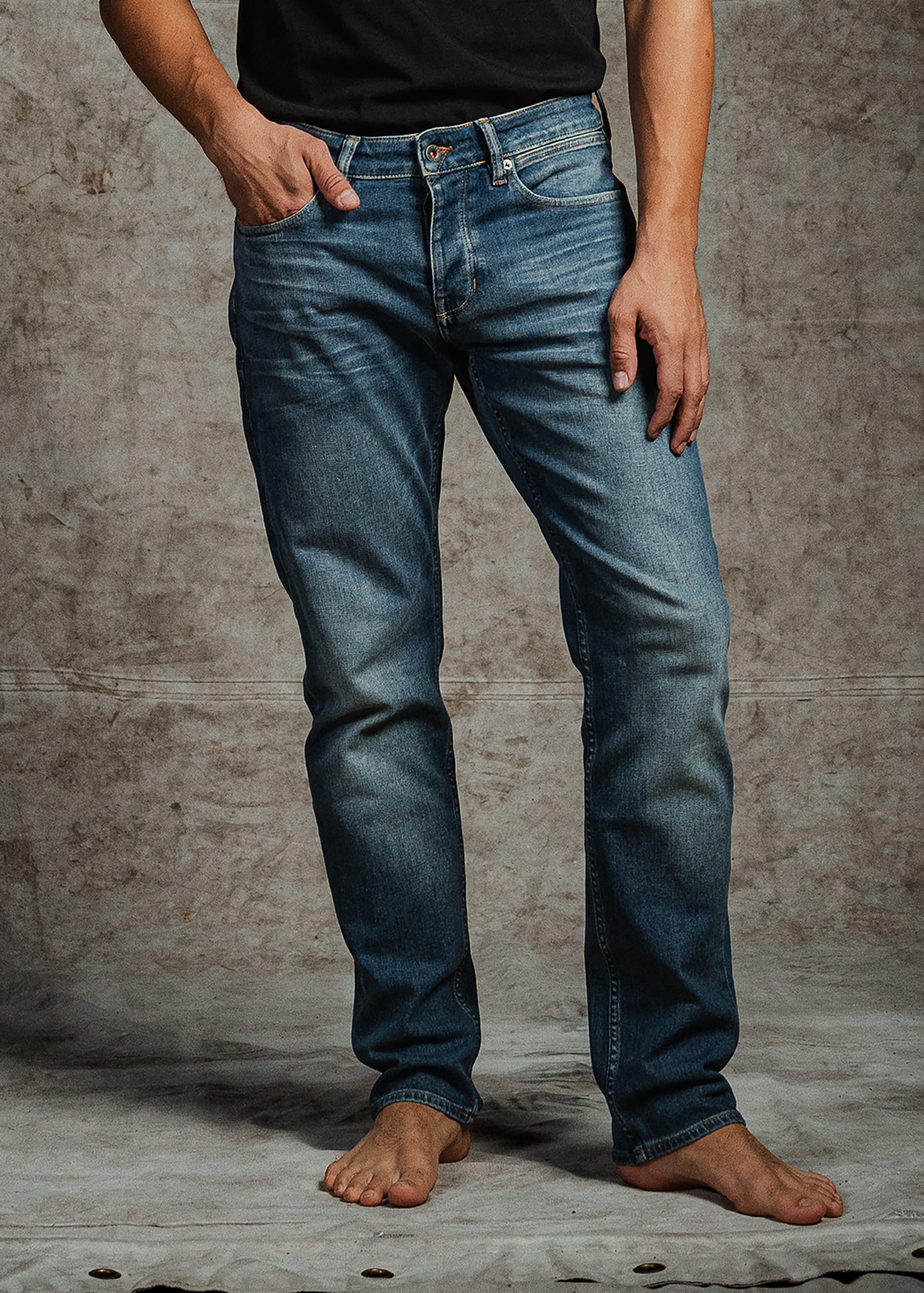 Jim Regular Slim Aged Indigo