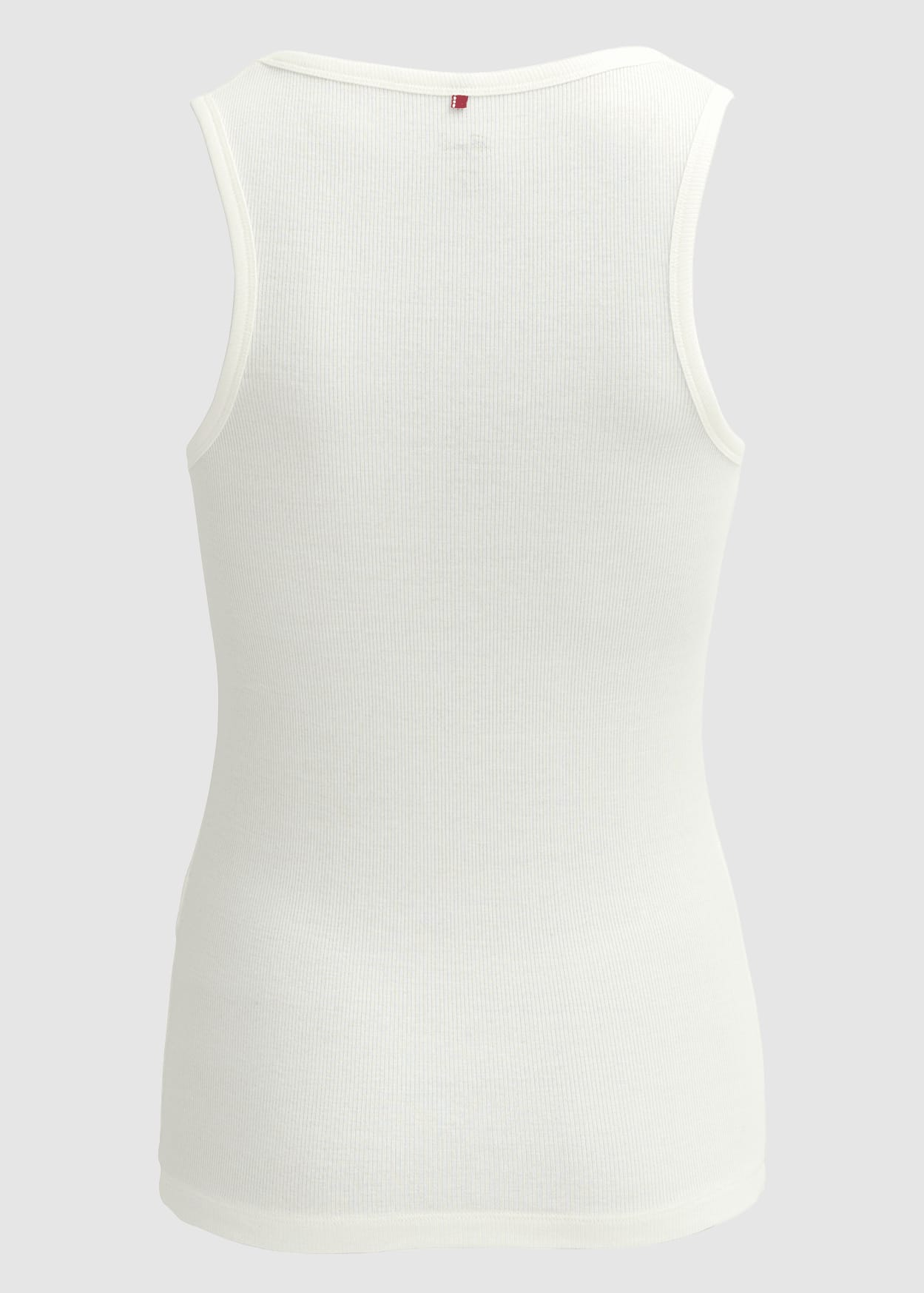 Ripp Tank-Top Weiß