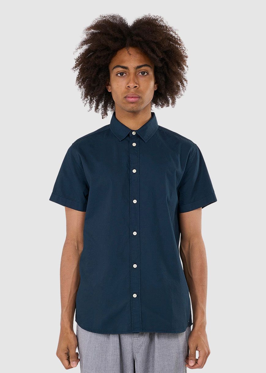 Costume Fit Cord Look Short Sleeve Shirt Costume Fit Cord Look Short Sleeve Shirt