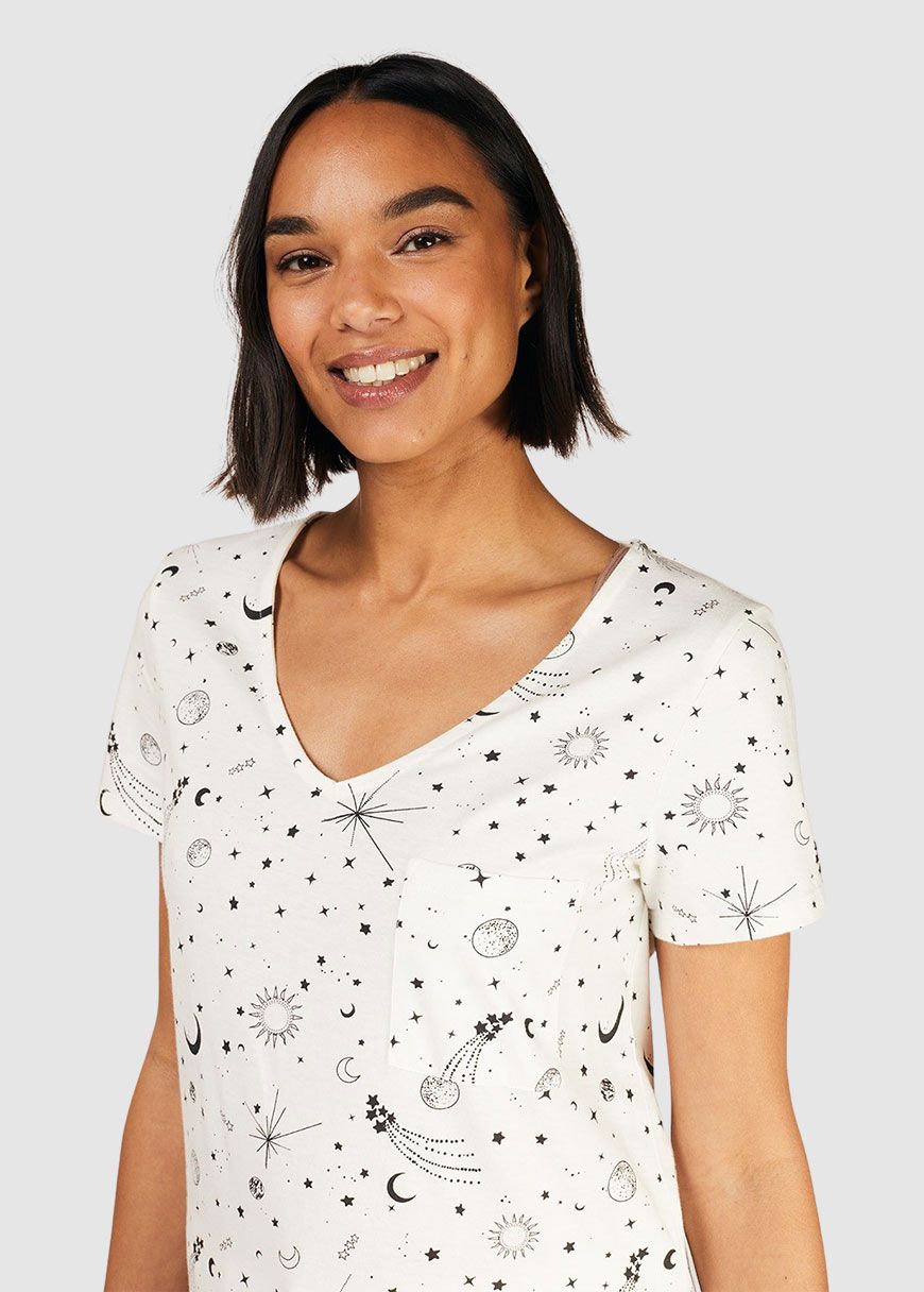 Stars Pyjama Tee Stars Pyjama Tee