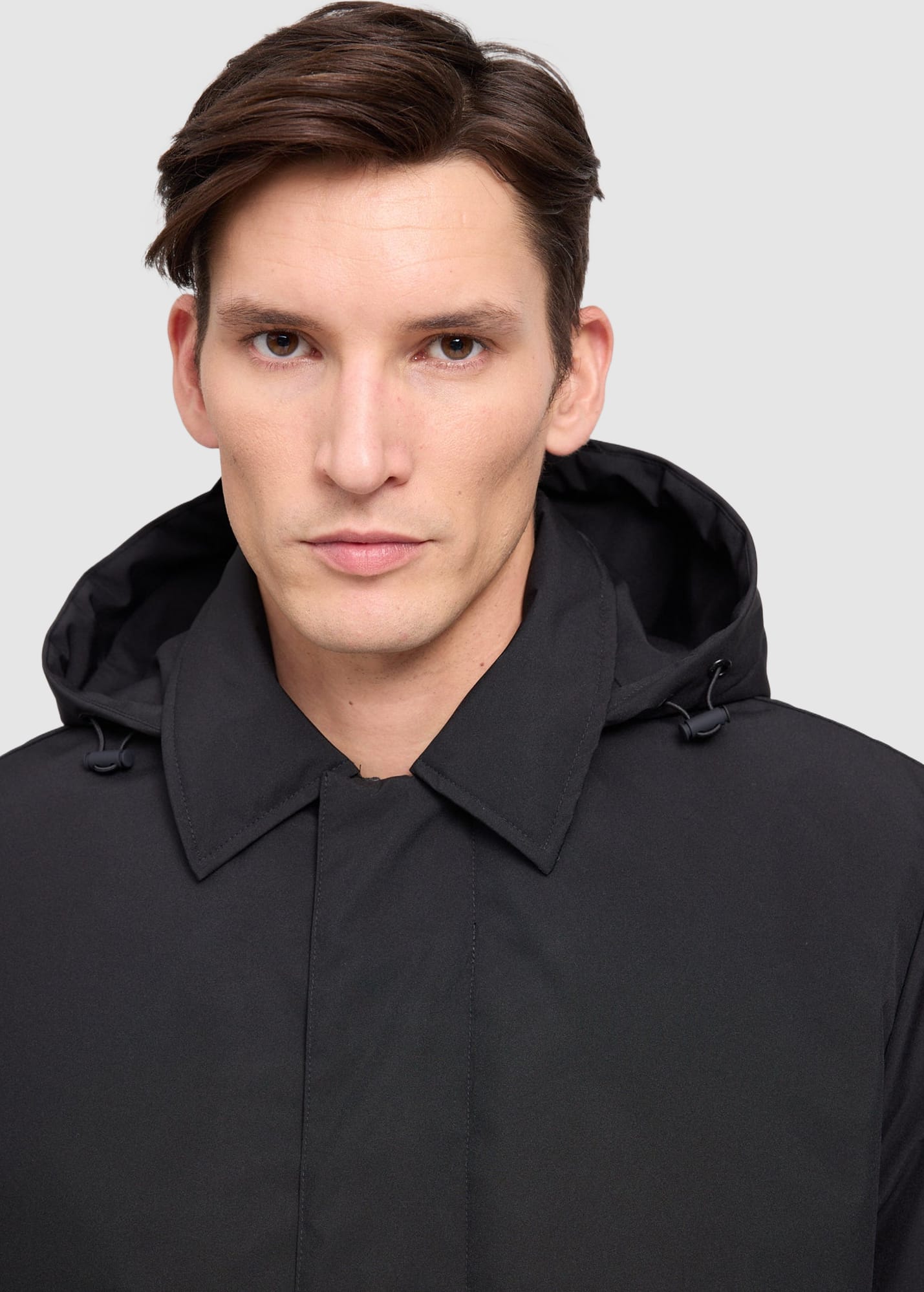 Light Padded Coat Black