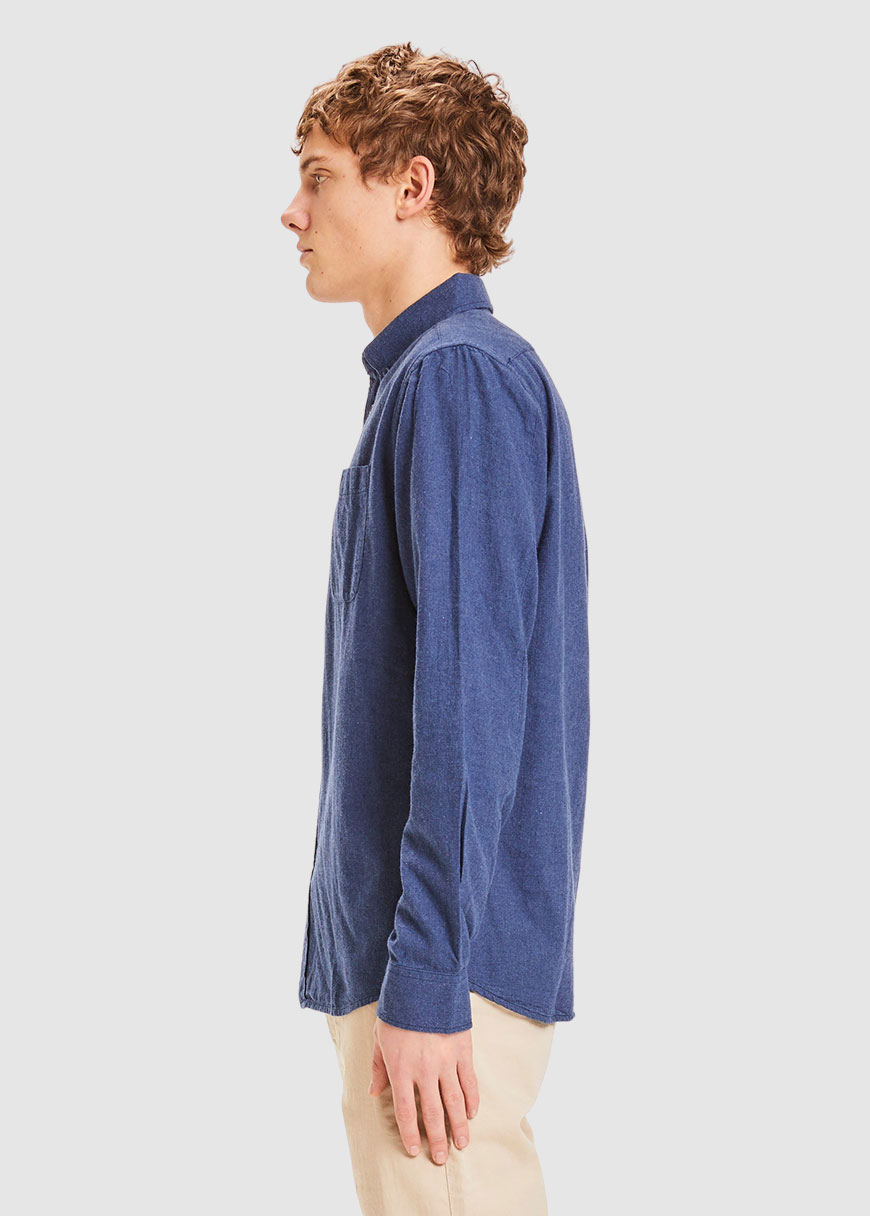 Melangé Flannel Custom Fit Shirt Melangé Flannel Custom Fit Shirt