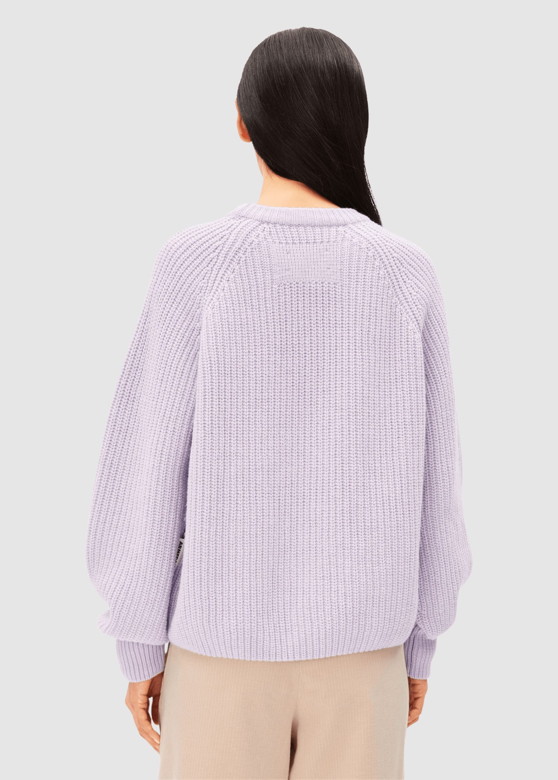 Rib Knit Sweater Moonlit Lilac