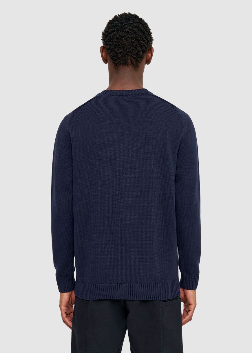 Plain Knitted Crew Neck