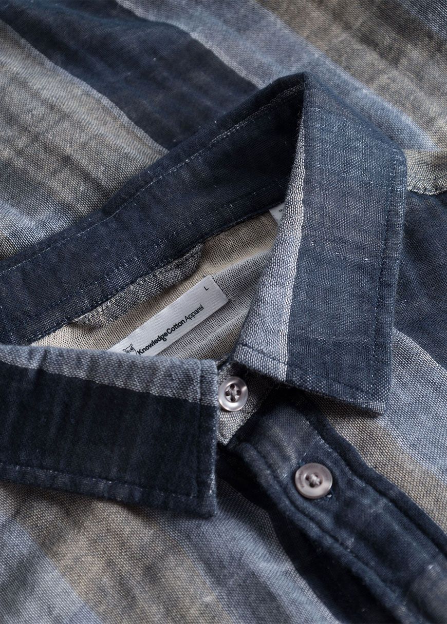 Relaxed Double Layer Striped Shirt Relaxed Double Layer Striped Shirt
