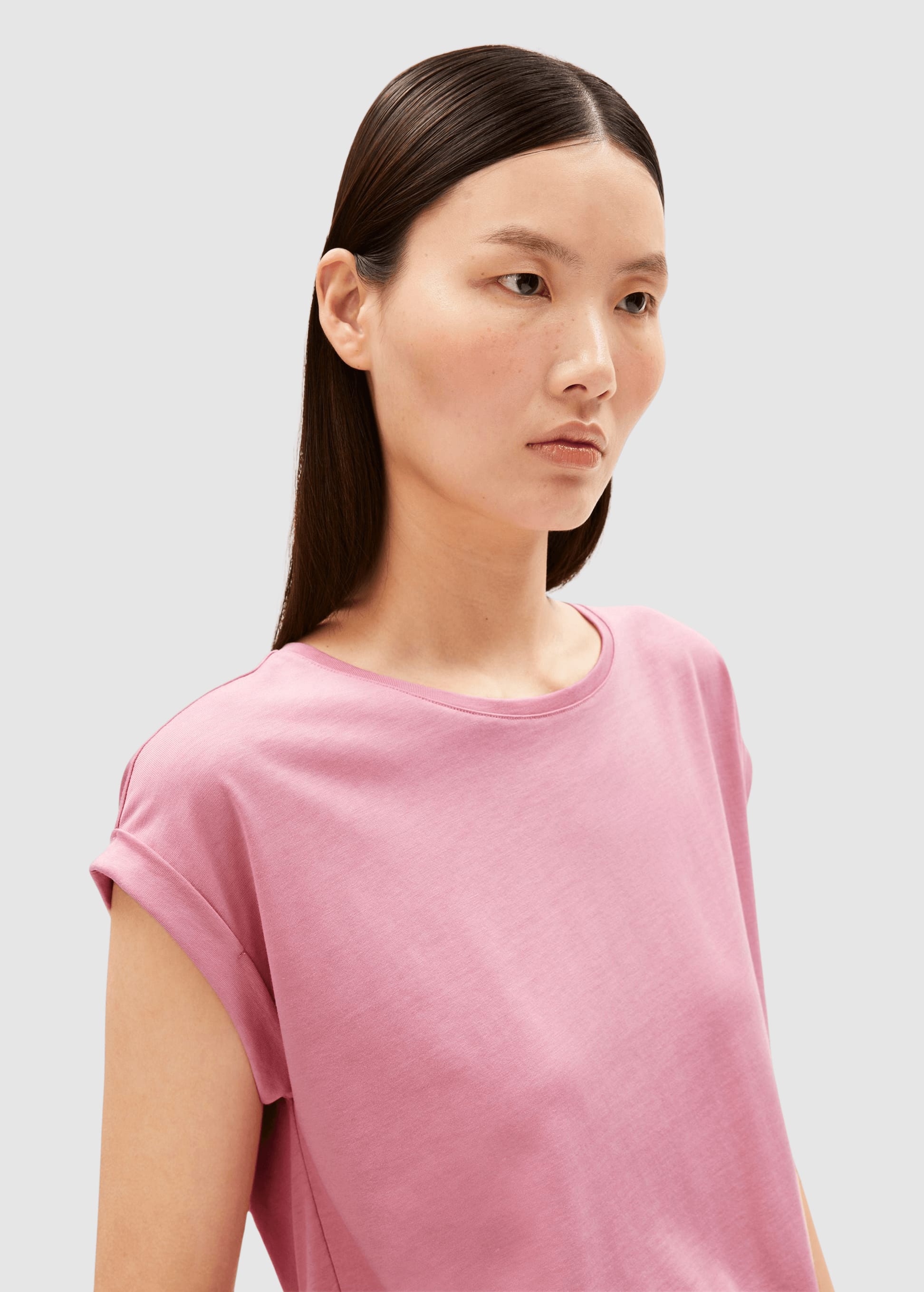 Jilaana T-Shirt Washed Berry
