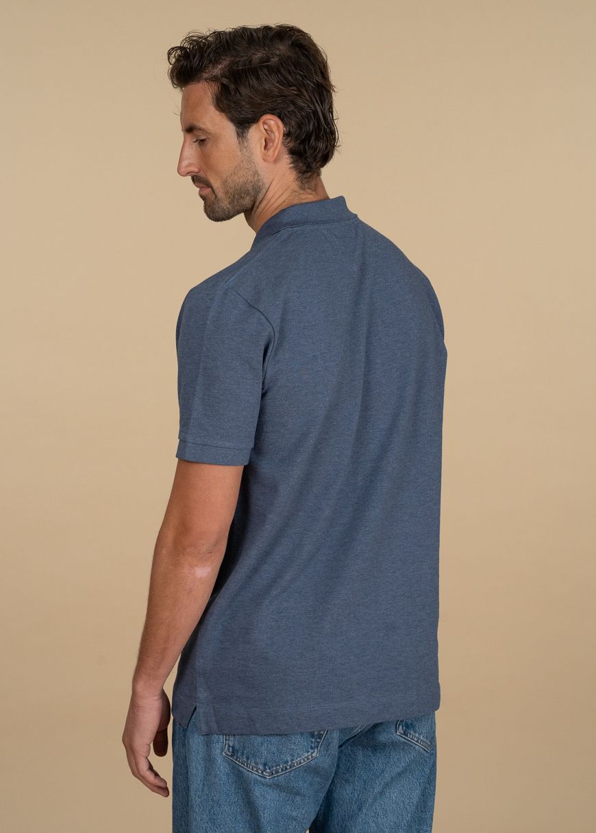 Dark_Heather_Blue_SA_75839_f6c0a63565.jpg Classic Poloshirt Man Dark Heather Blue