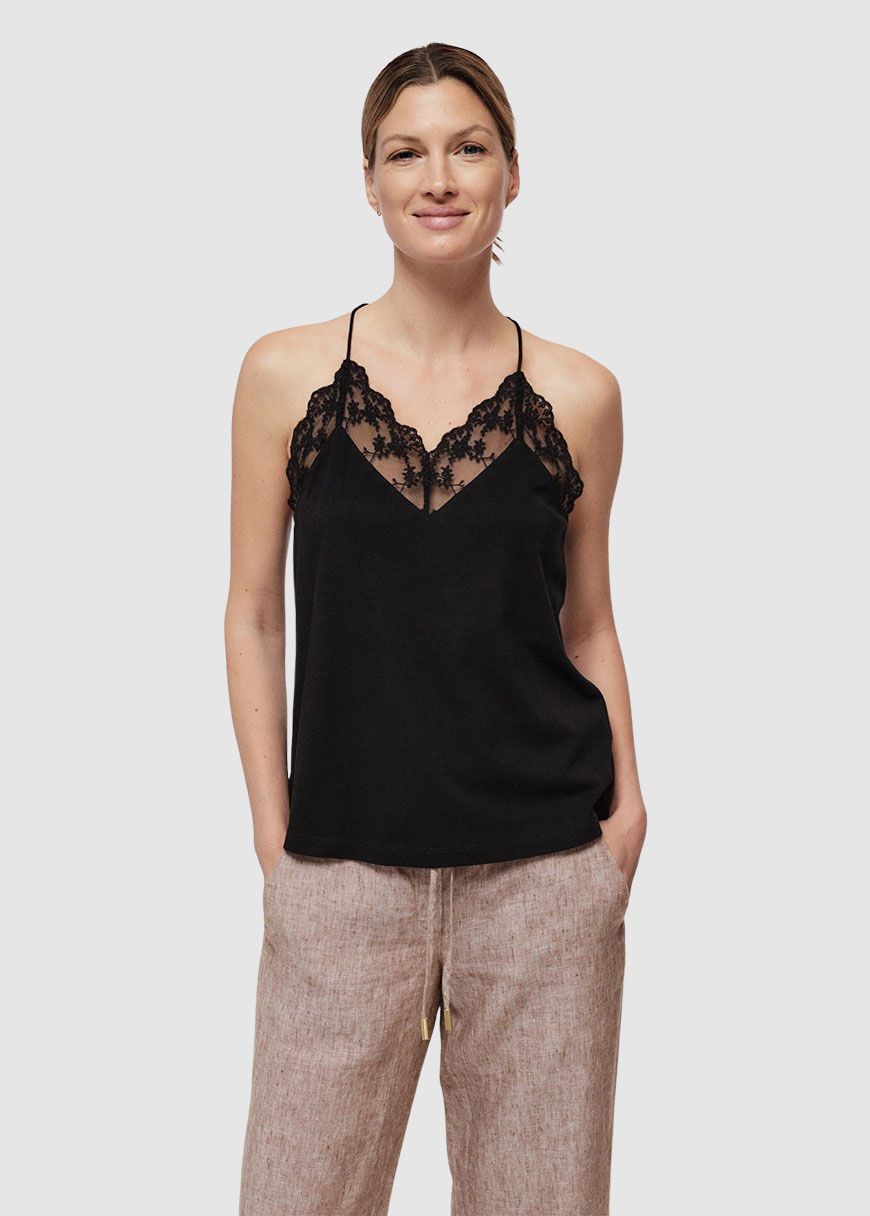 Top mit Spitze Top mit Spitze
