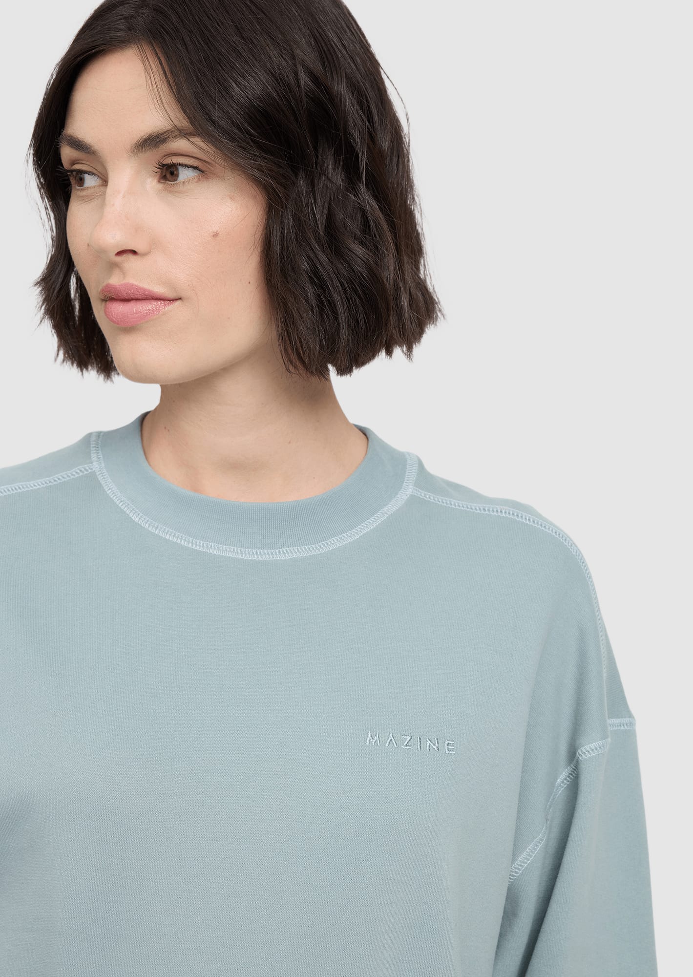 mazine-basic-sweatshirt-dove-blue-5.jpeg Basic Sweatshirt Dove Blue