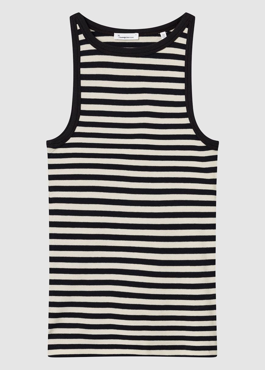 Striped Racer Rib Top Striped Racer Rib Top