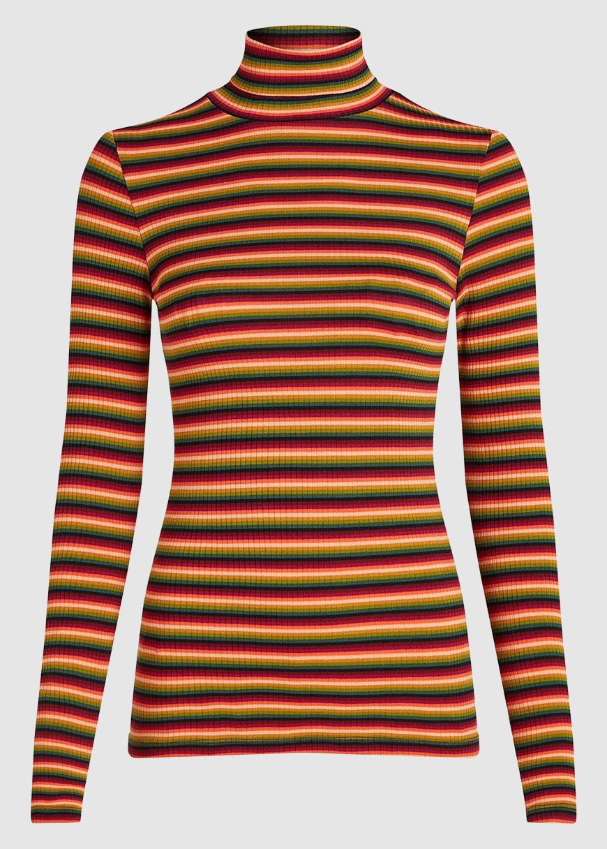 Rollneck Top Mimmi Stripe