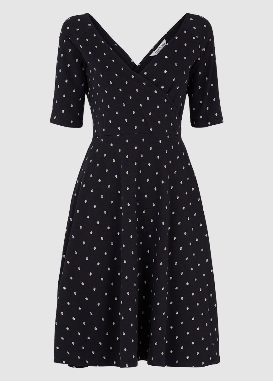 Karine Leaf Print Dress Karine Leaf Print Dress