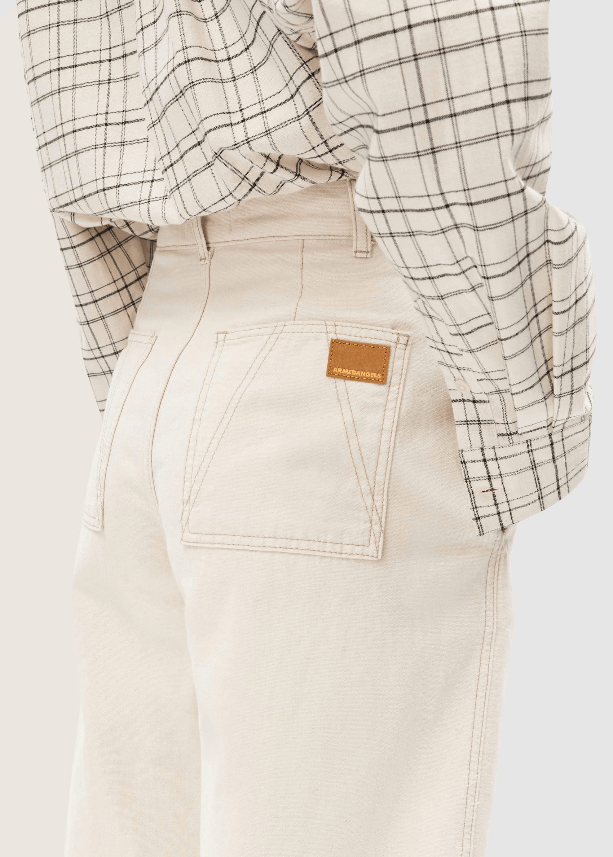 Workwear Canvas Barrel Pant Undyed