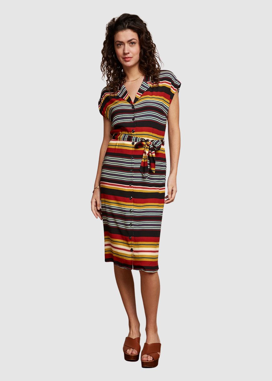 Irene Dress Maxim Stripe