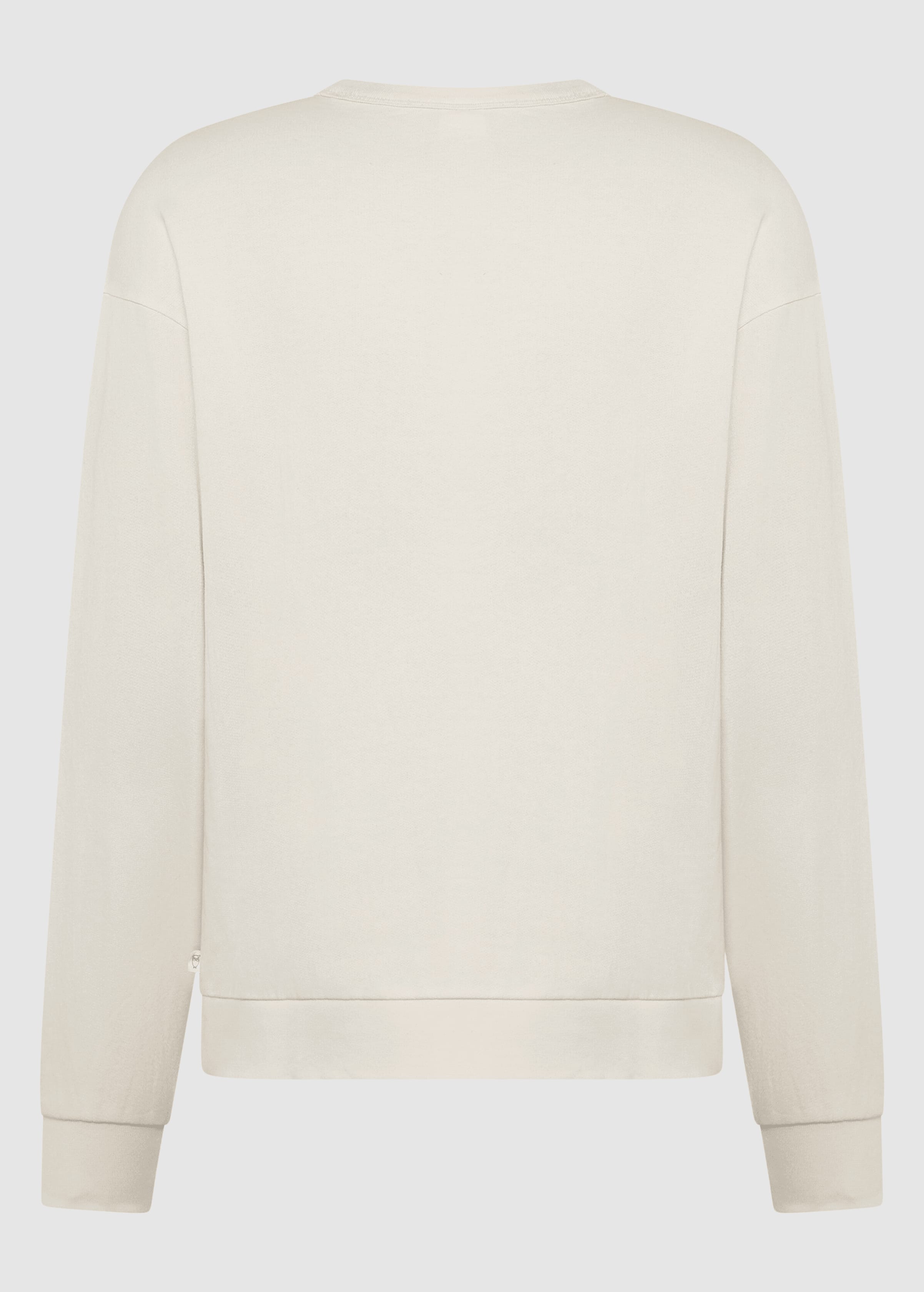 Relaxed Printed Crew Neck Egret