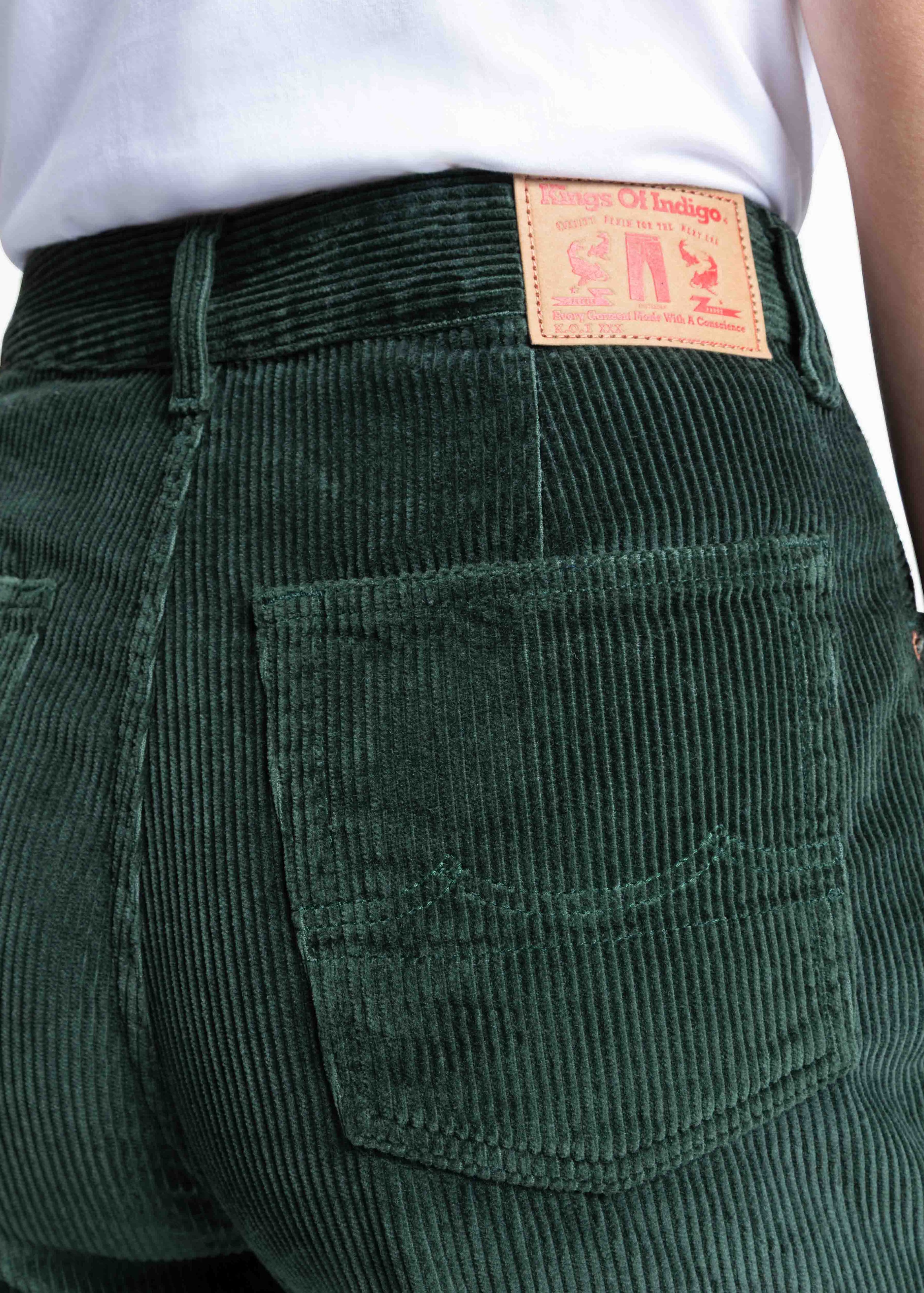 Leila Cord Dark Green Cord