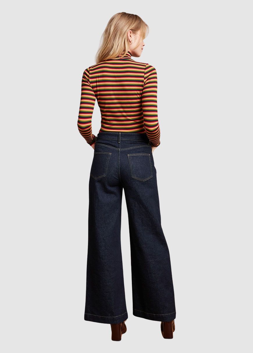 Rollneck Top Mimmi Stripe