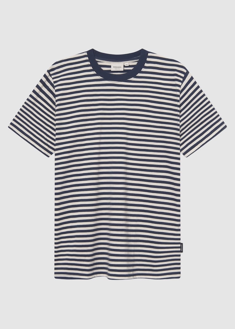 T-Shirt Stockholm Stripes Insignia Blue