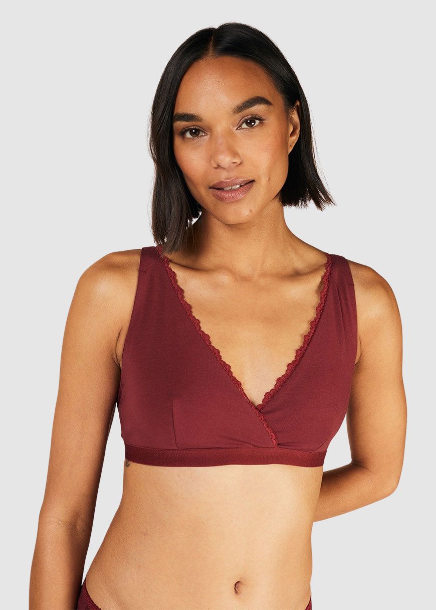 Lace Trim Triangle Bra Lace Trim Triangle Bra