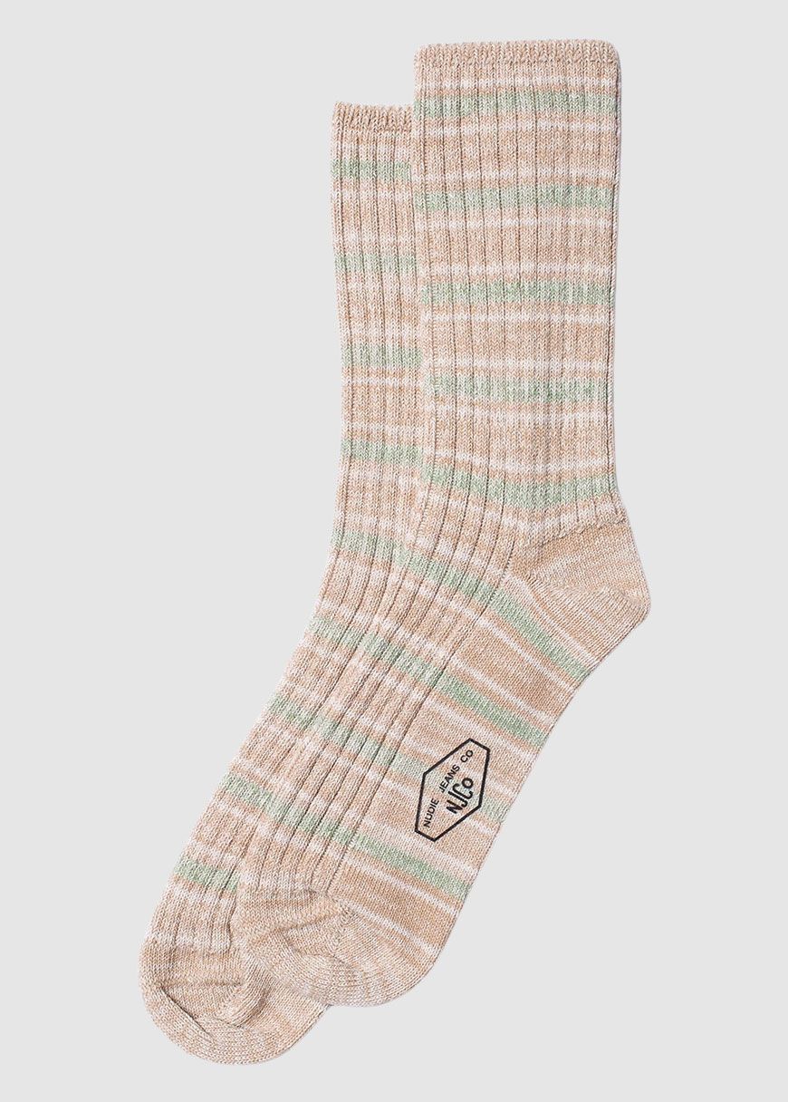 Chunky Sock Allover Stripe W