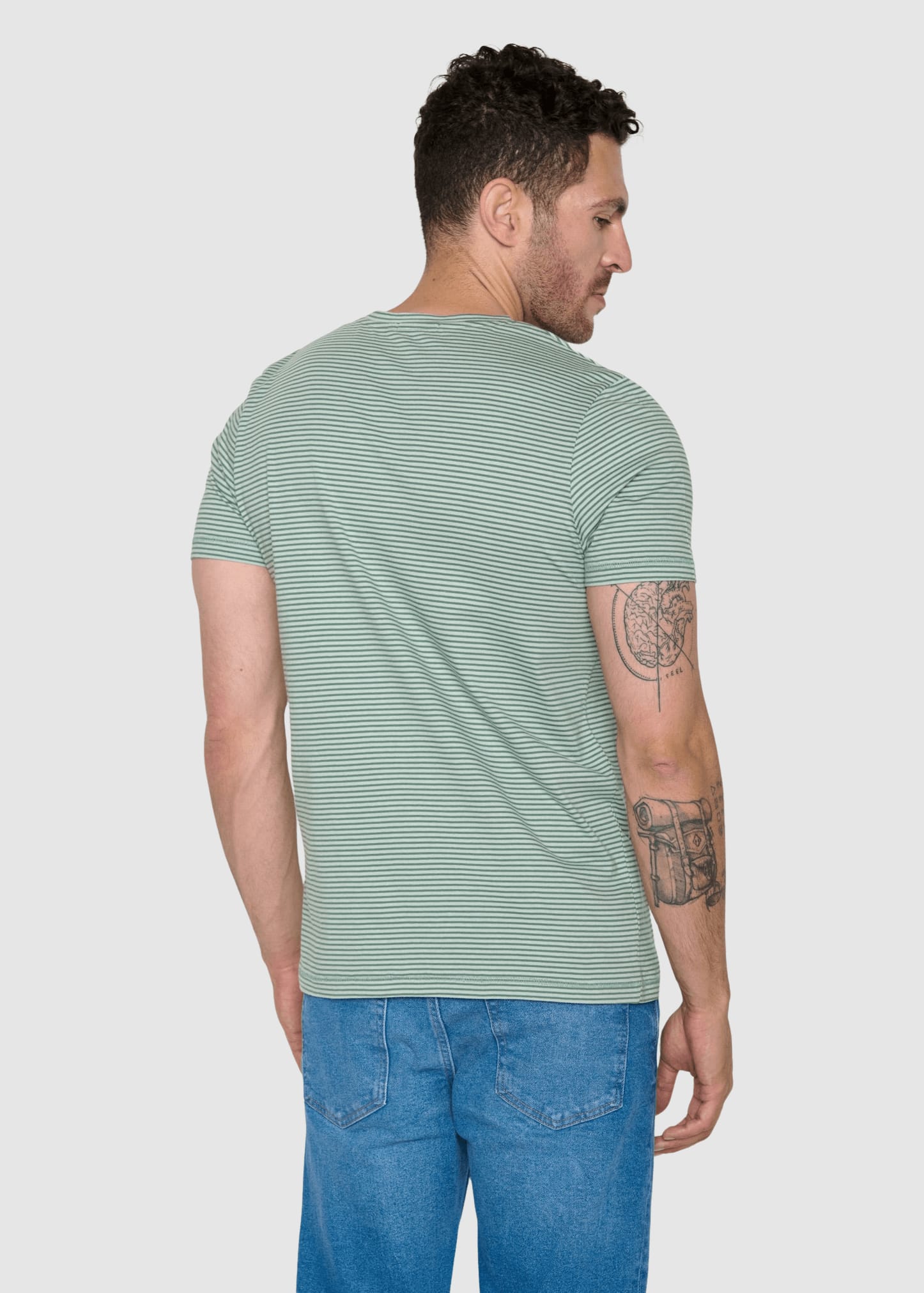 Basic Spice T-Shirt Bamboo Stripes