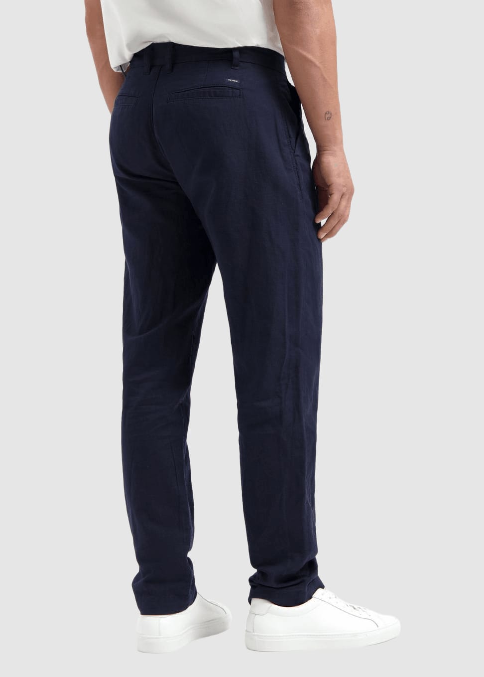 Darren Linen Pant Midnight Blue