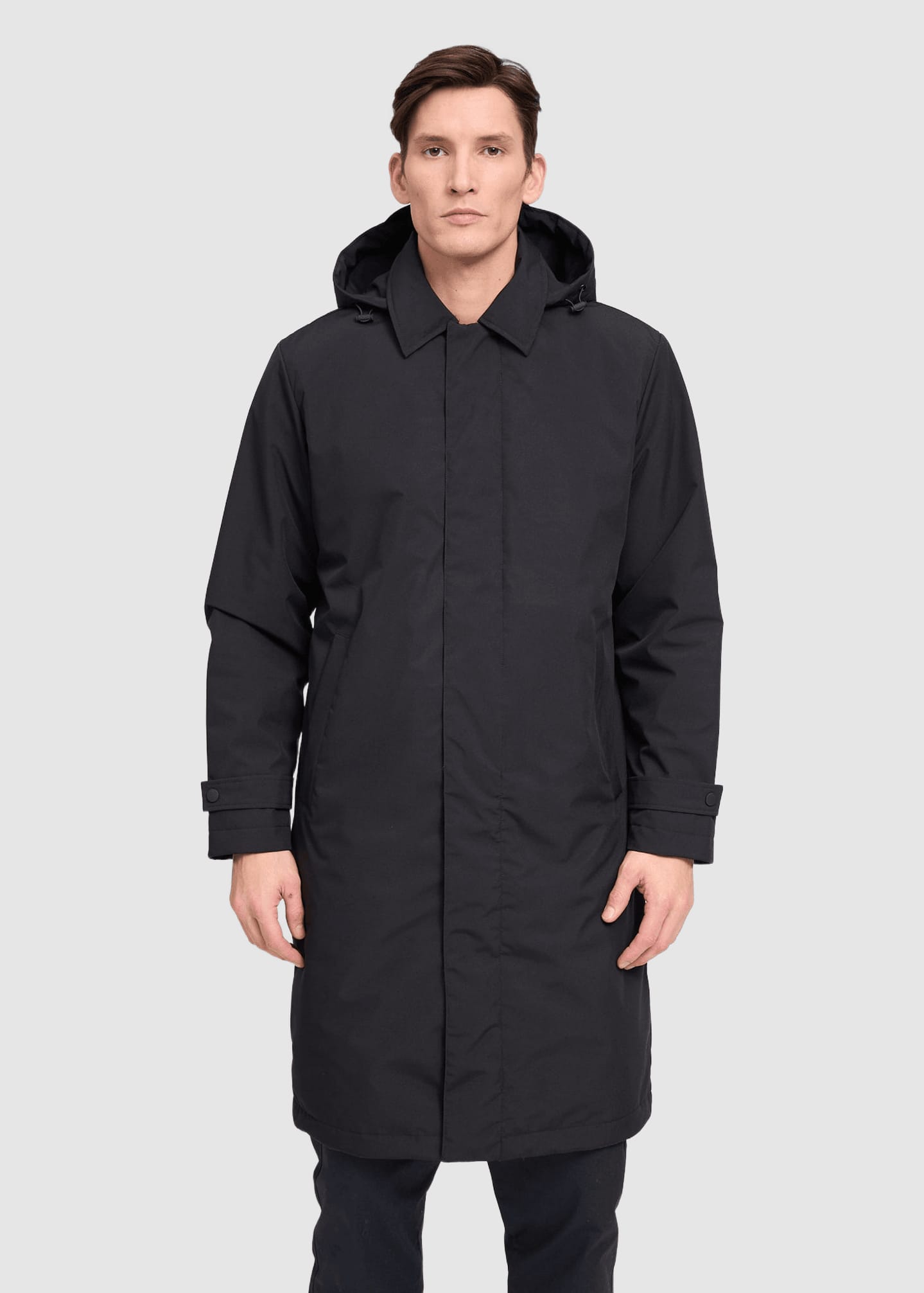 Light Padded Coat Black