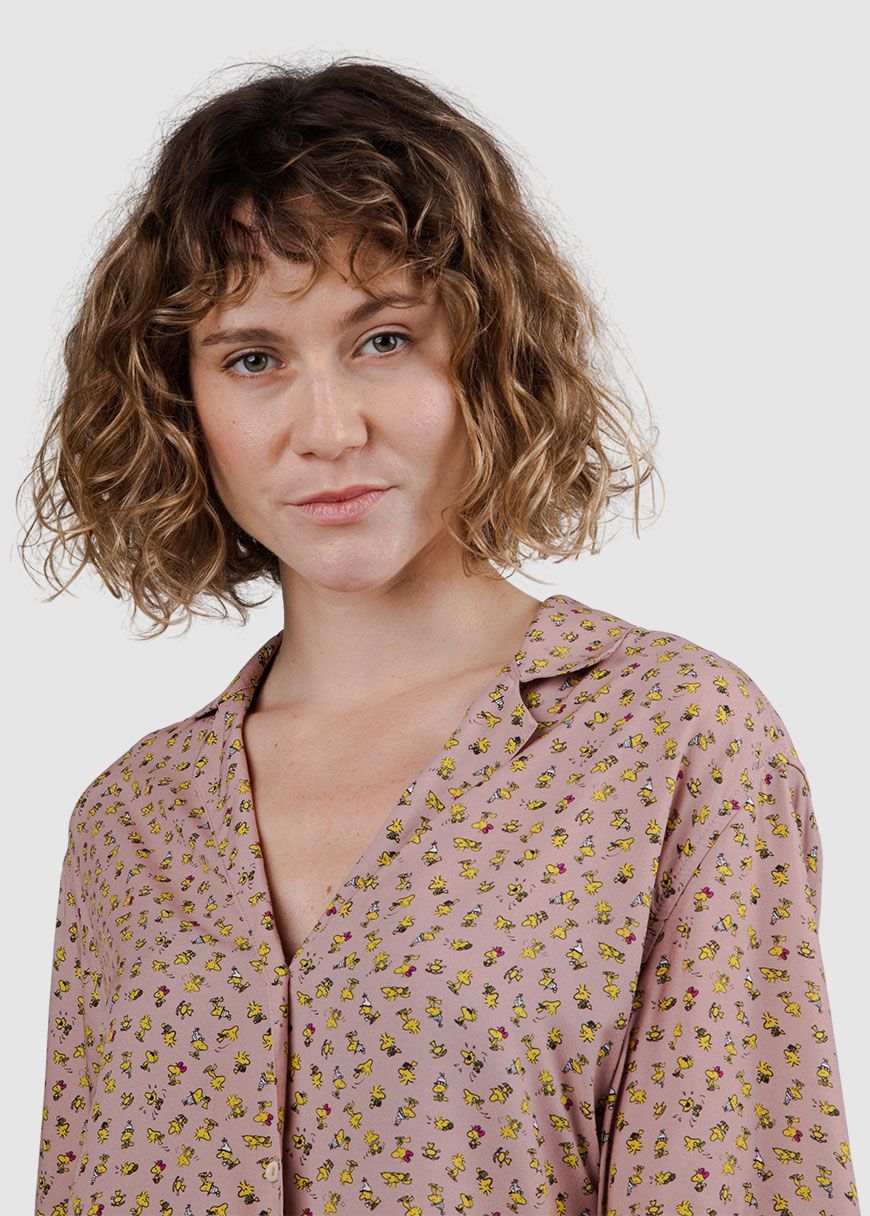 Peanuts Woodstock Aloha Blouse Peanuts Woodstock Aloha Blouse