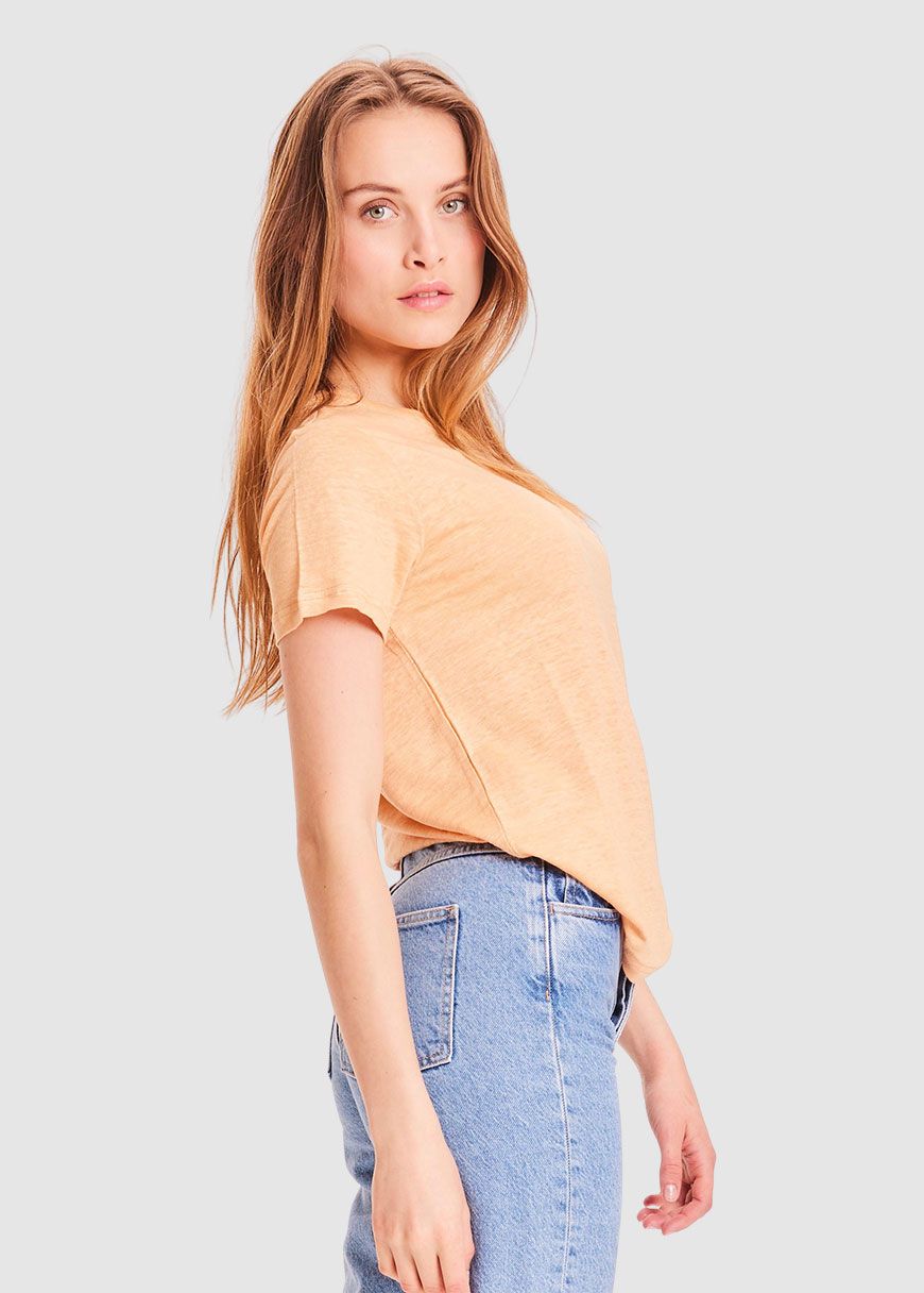 Holly Reg Linen Tee Holly Reg Linen Tee