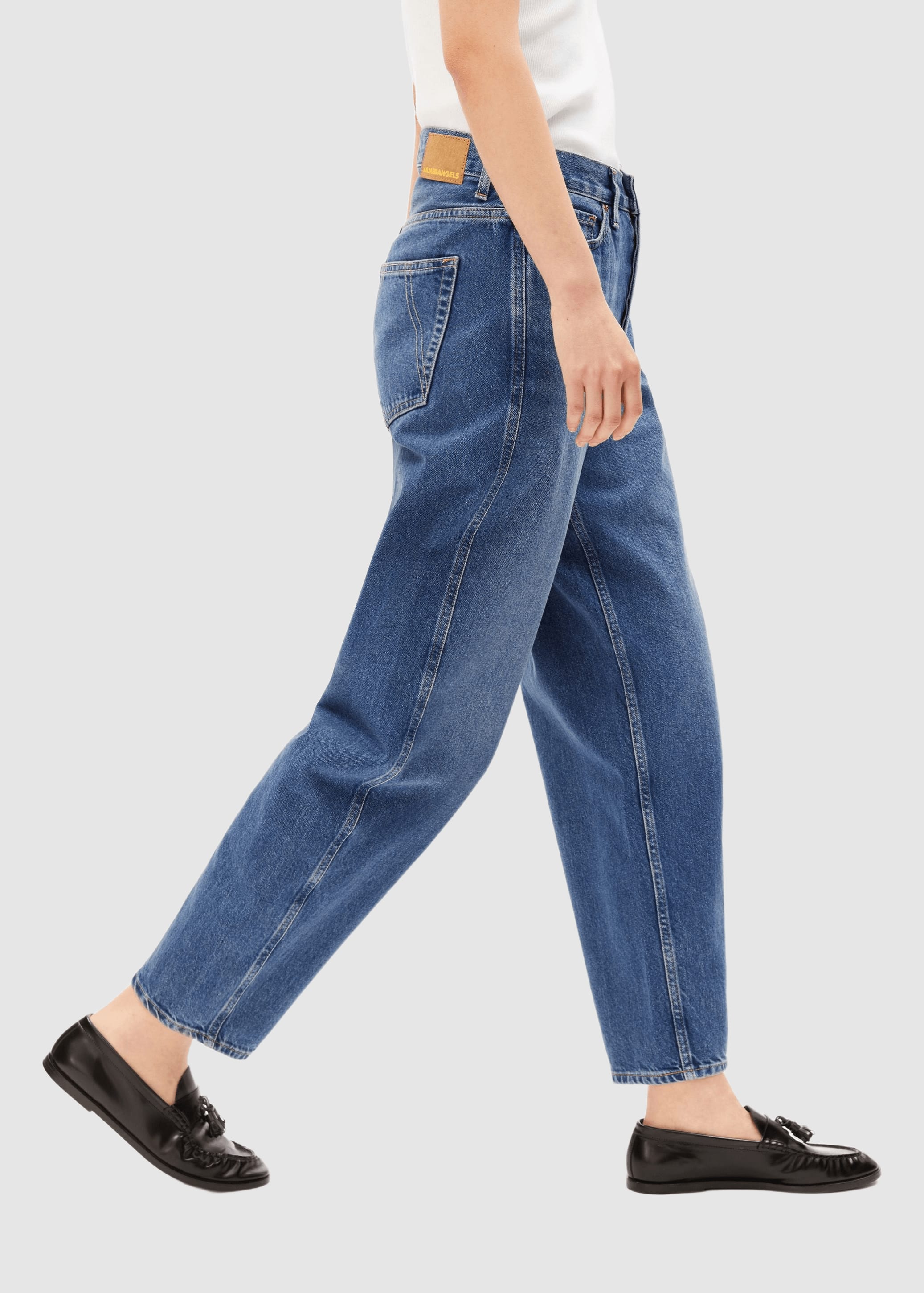 Baarly High Waist Barrel Jean Crunchy