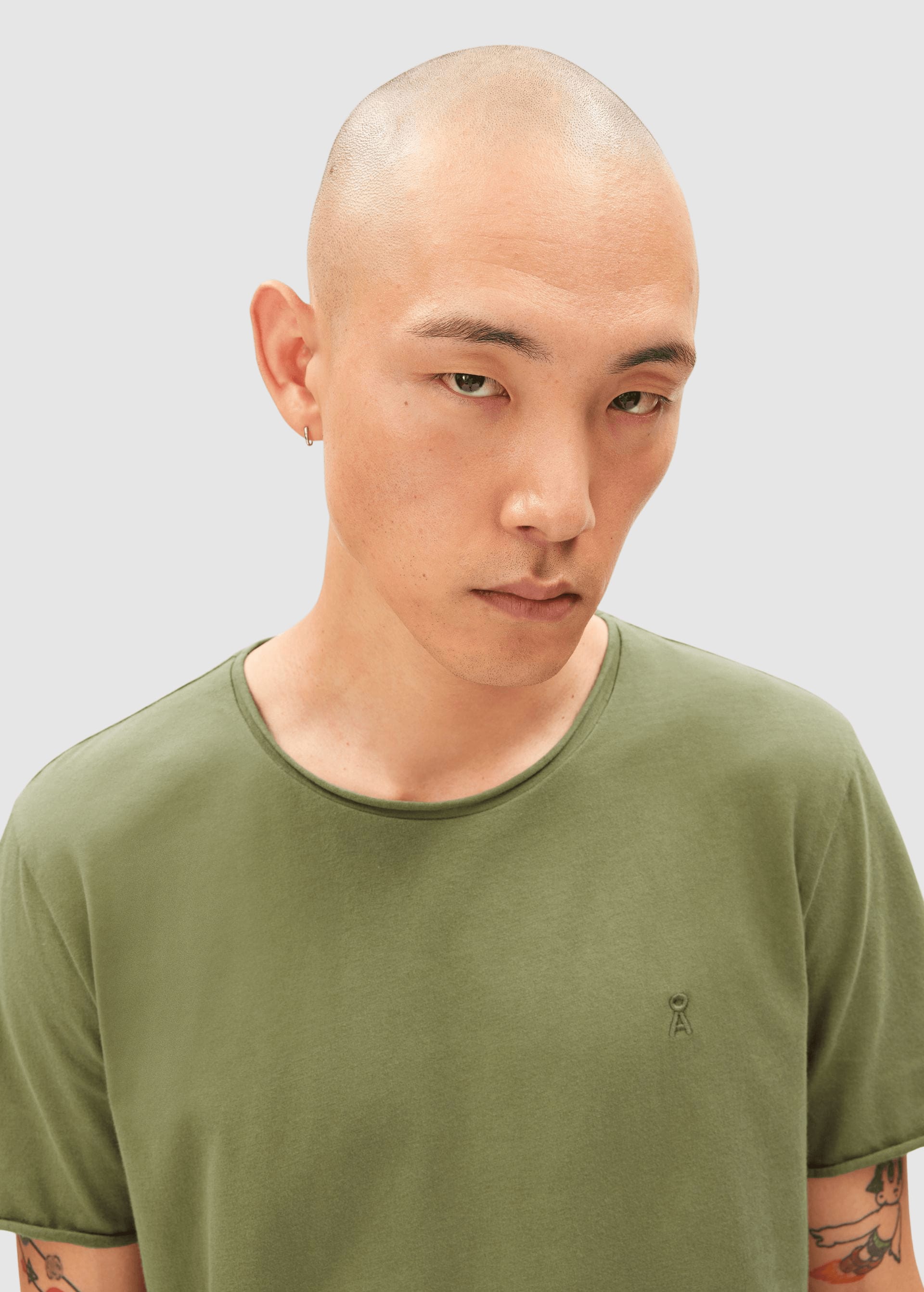 Jaames Brushed T-Shirt Fatigue Green