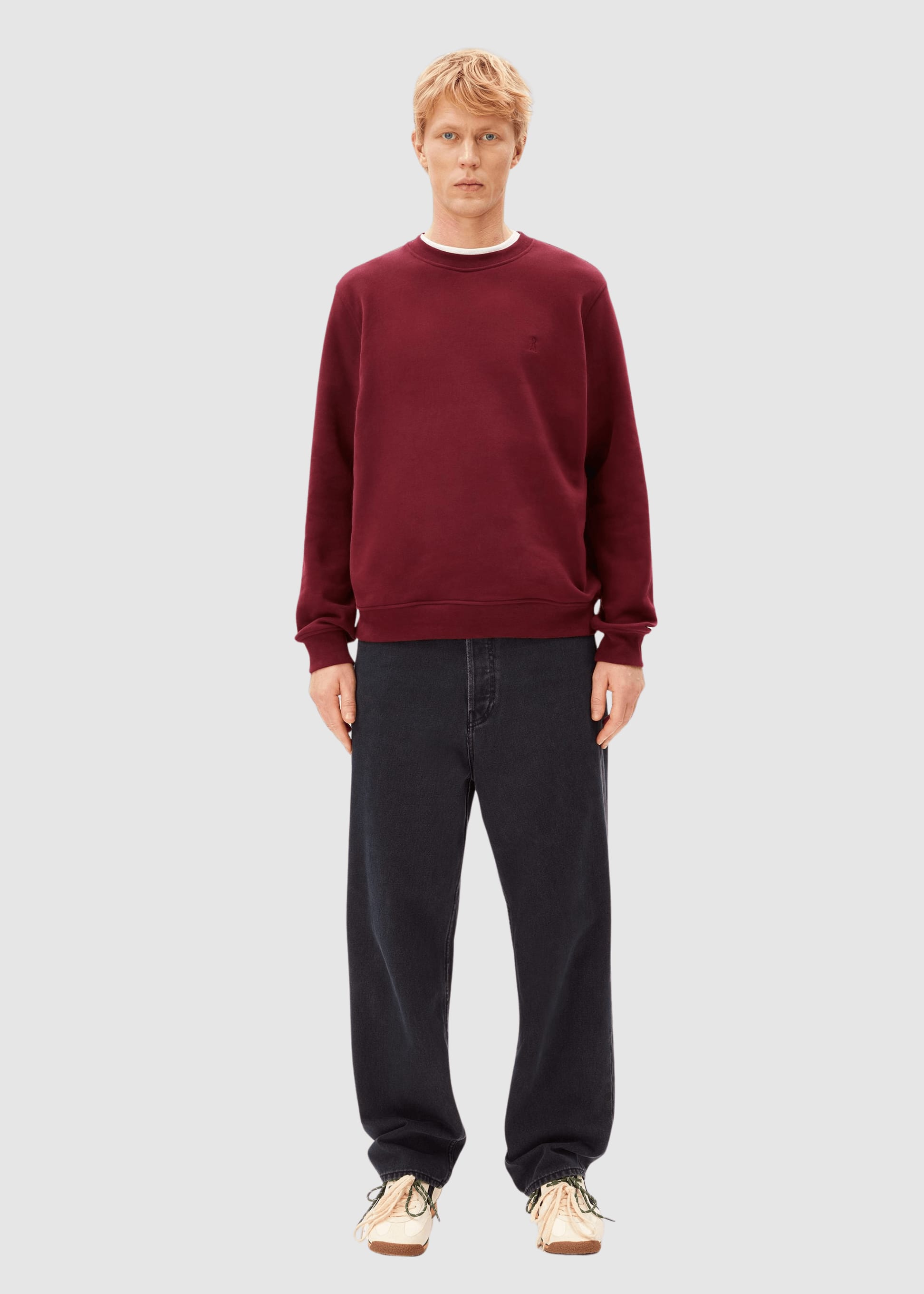 Baaro Fleece Sweatshirt Velvet Red