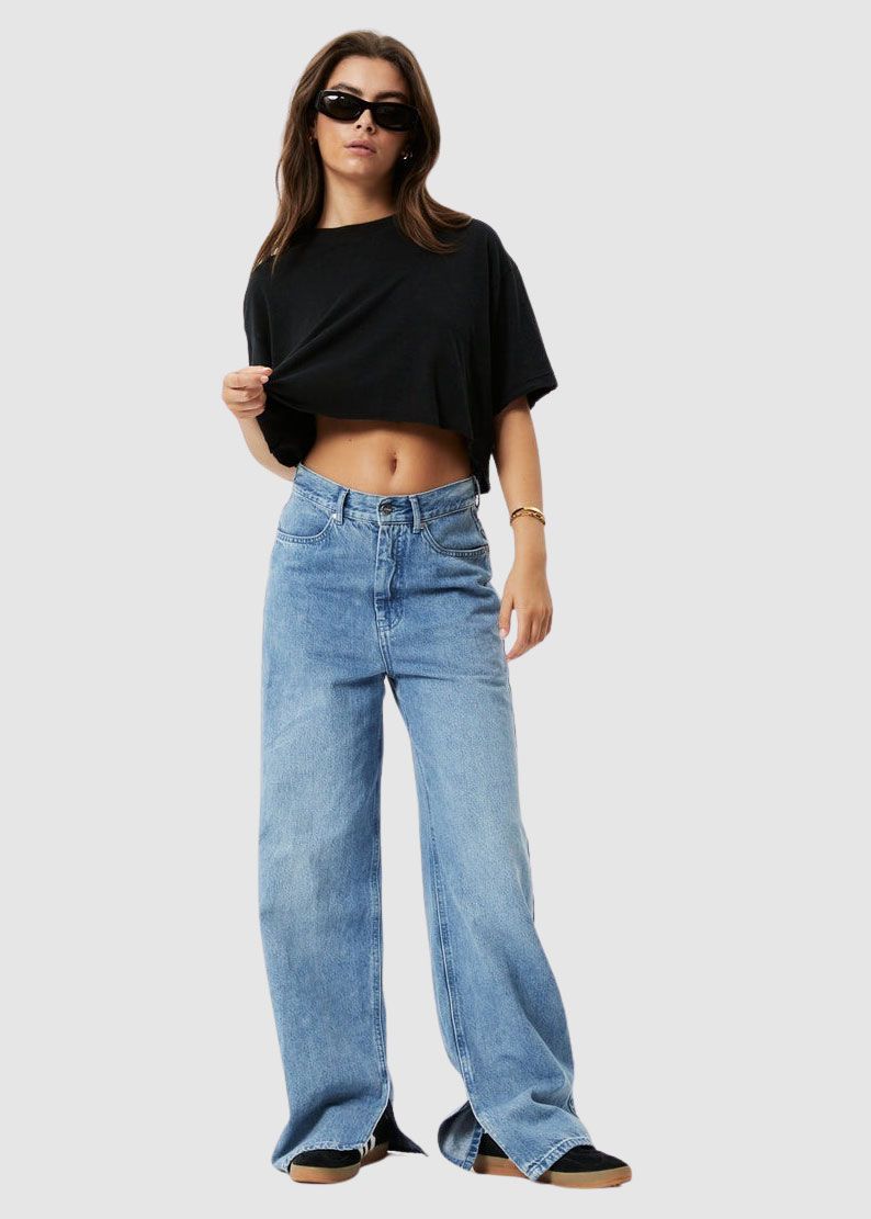 Slay Hemp Cropped Oversized Tee Slay Hemp Cropped Oversized Tee