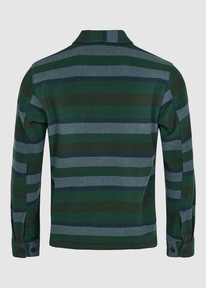 Heavy Flannel Striped Overshirt Heavy Flannel Striped Overshirt