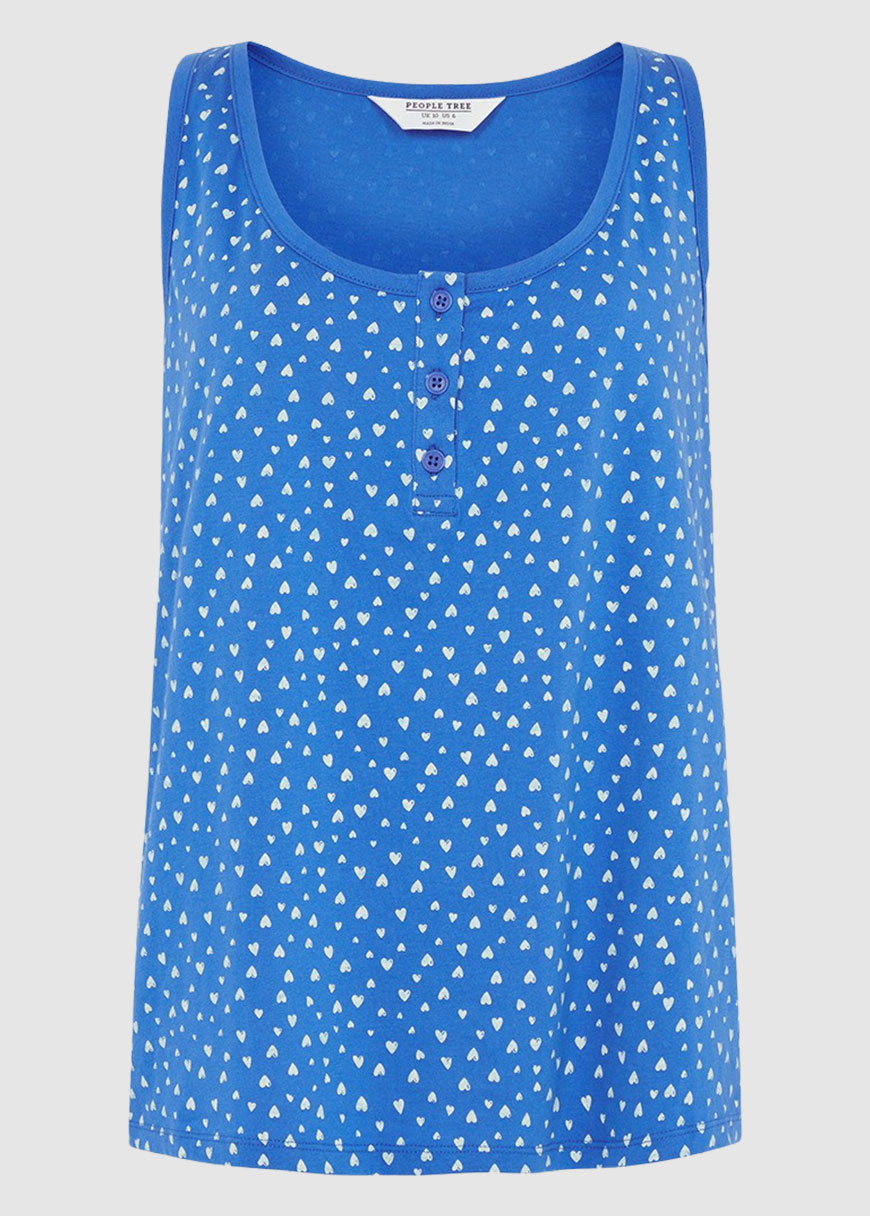 Hearts Pyjama Vest