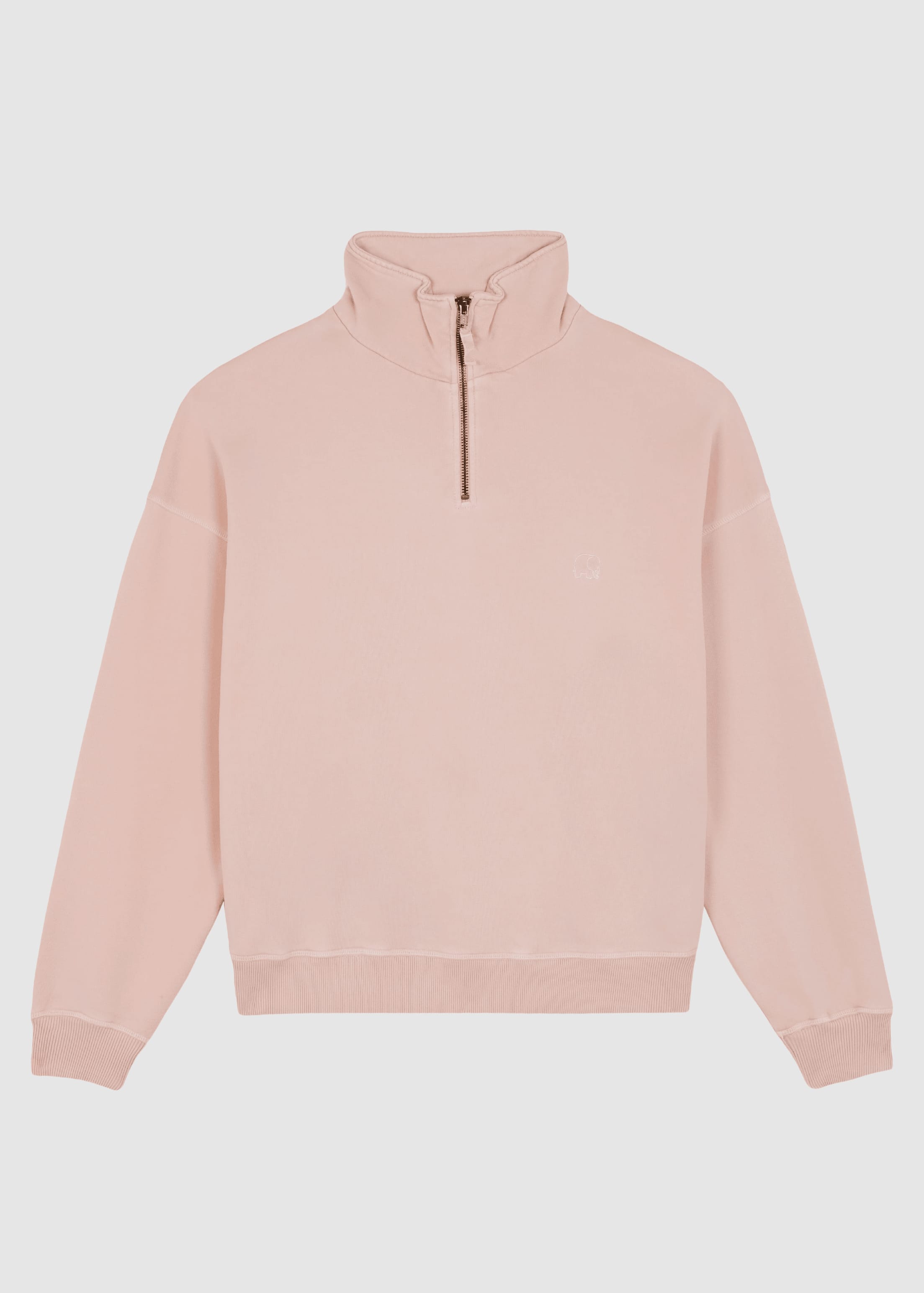 trendsplant-women-s-sunwashed-essential-quarter-zip-sweatshirt-lotus-pink-5.jpeg Women's Sunwashed Essential Quarter Zip Sweatshirt Lotus Pink