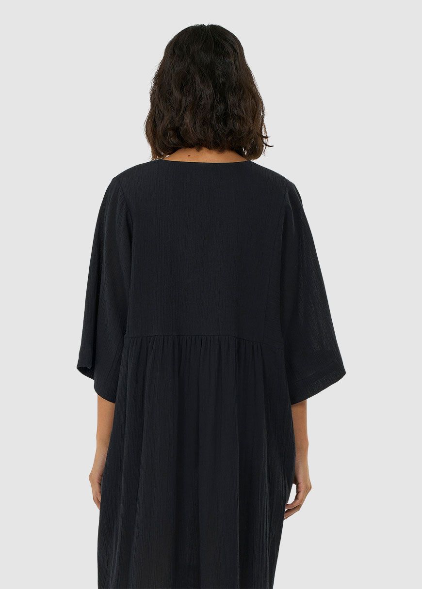 Cotton Crepe A-Shape Dress Cotton Crepe A-Shape Dress
