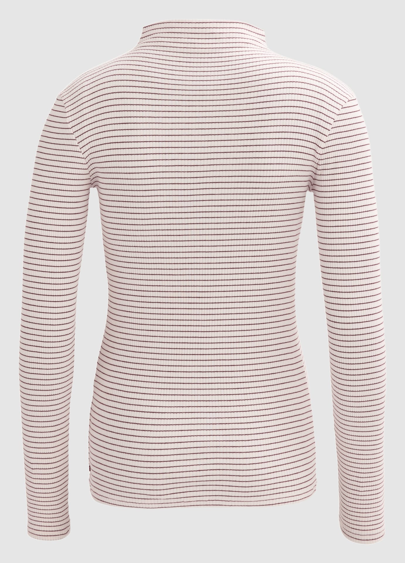 people-wear-organic-ripp-langarm-shirt-stehkragen-puder-geringelt-2.jpeg Ripp Langarm-Shirt Stehkragen Puder Geringelt