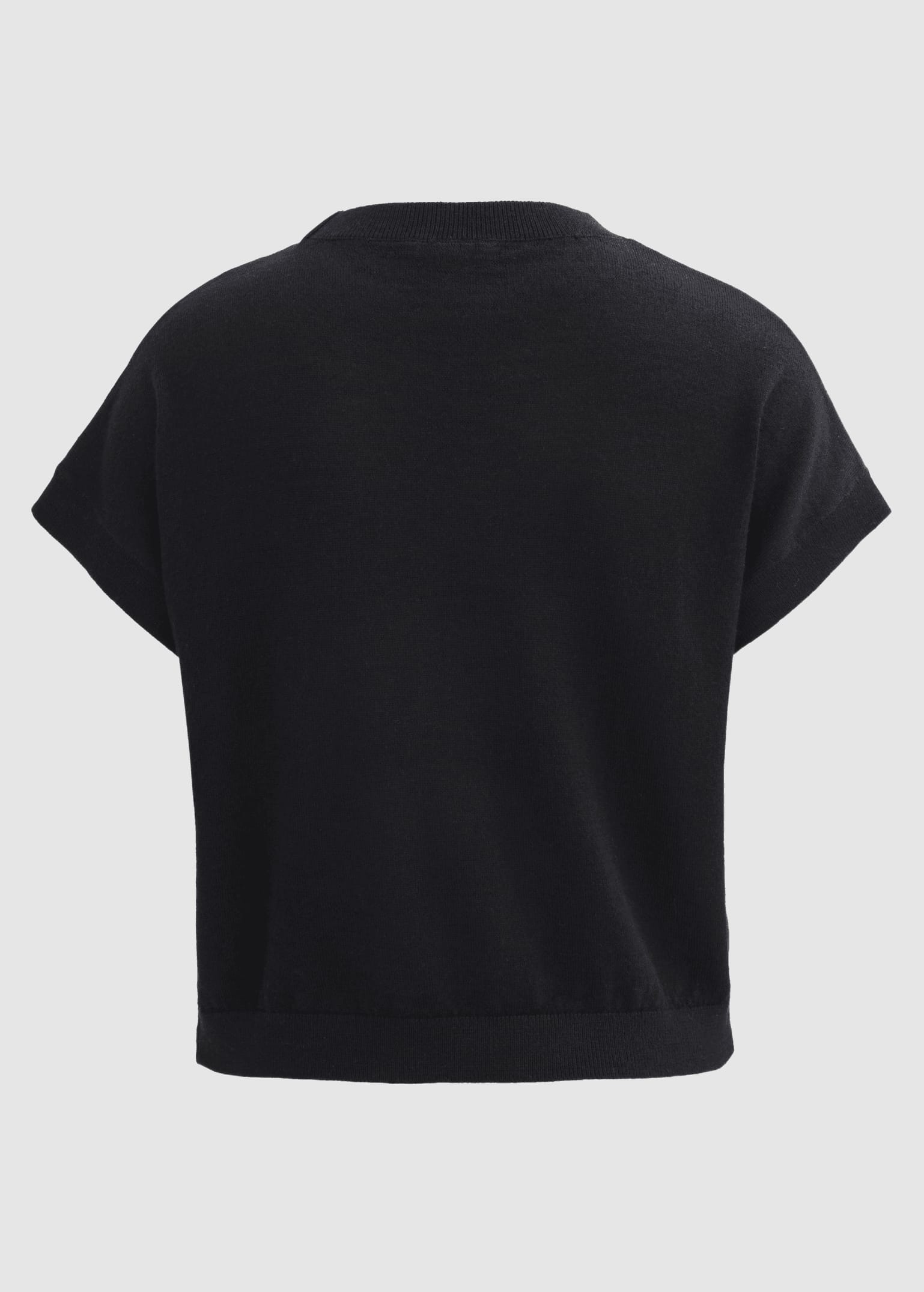 people-wear-organic-merino-strick-pullover-kurzarm-schwarz-2.jpeg Merino Strick-Pullover Kurzarm Schwarz