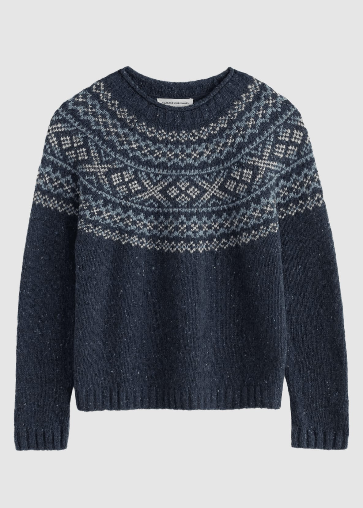 Port Kinnis Jumper Merino Shingle Bay Maritime Mix