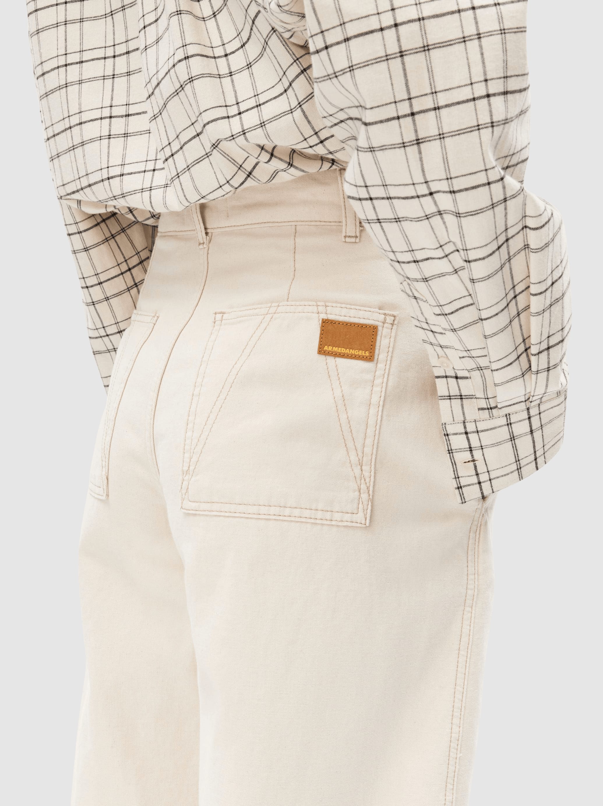 Workwear Canvas Barrel Pant Undyed Workwear Canvas Barrel Pant Undyed
